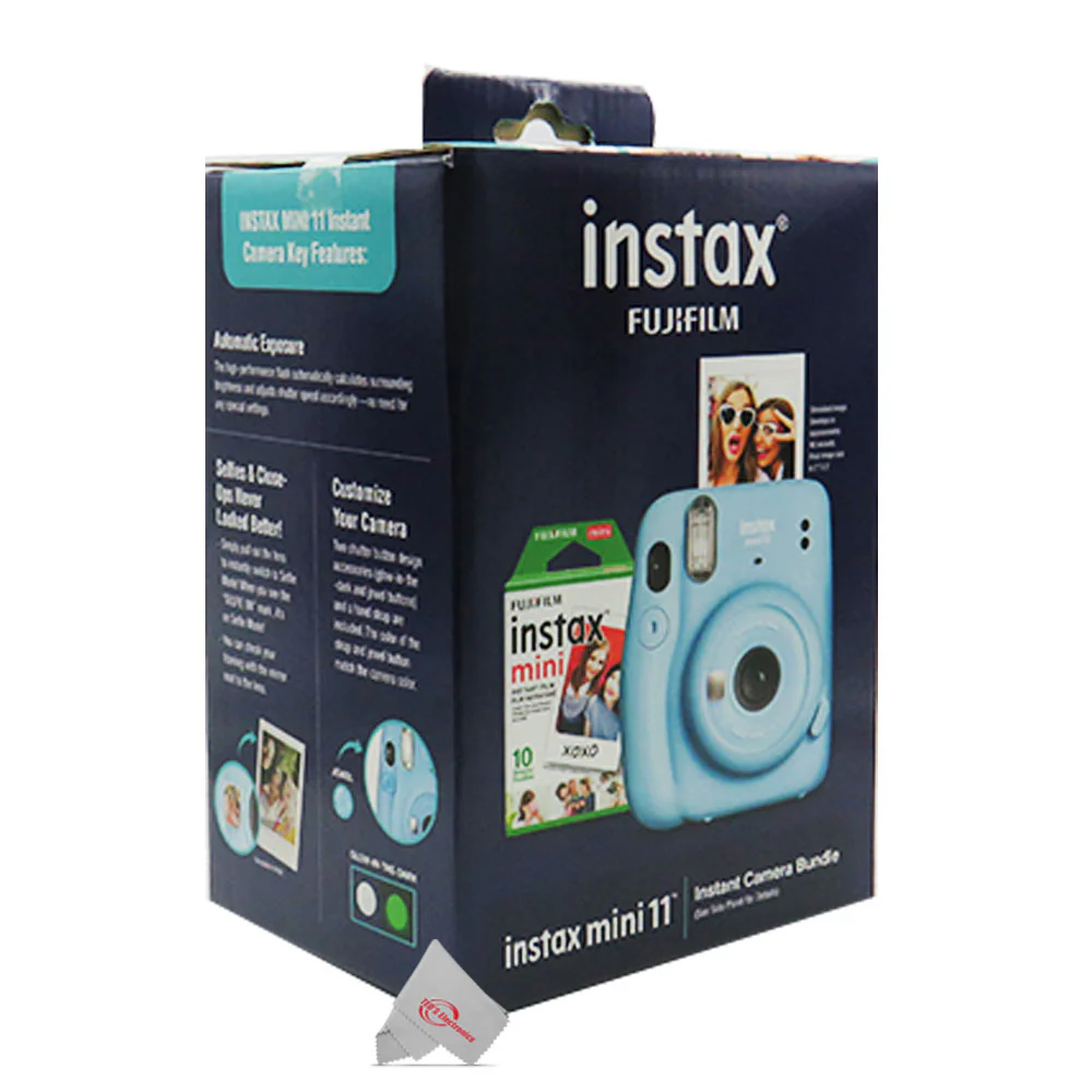 FUJIFILM INSTAX Mini 11 Instant Film Camera Bundle (Sky Blue) - Image 8