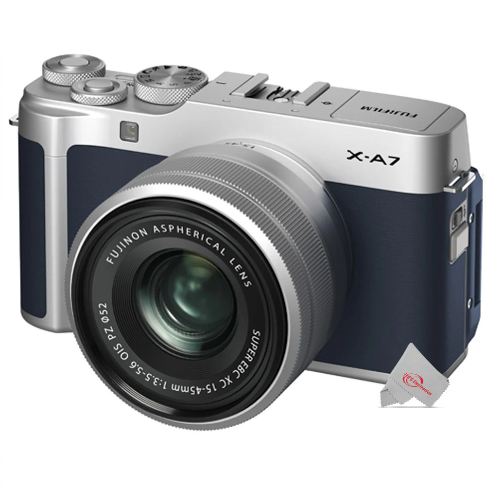 FUJIFILM X-A7 Mirrorless Digital Camera With 15-45mm lens Navy Blue - Image 4