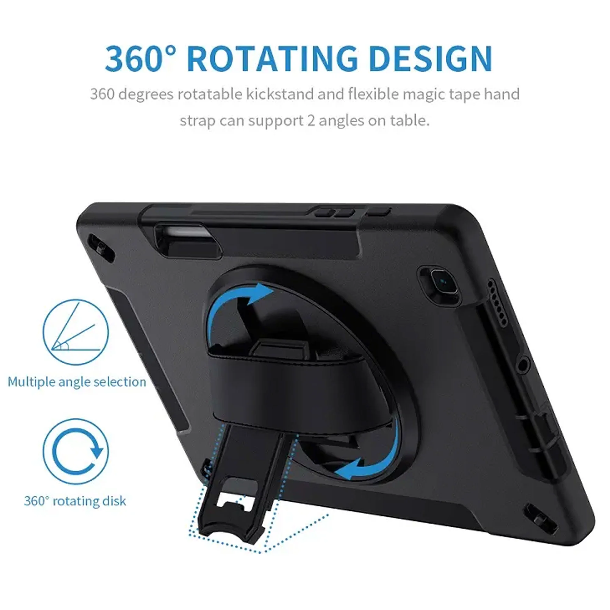 10.4" Tablet Case For Samsung Tab S6 Lite Galaxy Tab Cover Case Tab S6 Lite Case With Pencil Holder - Image 3