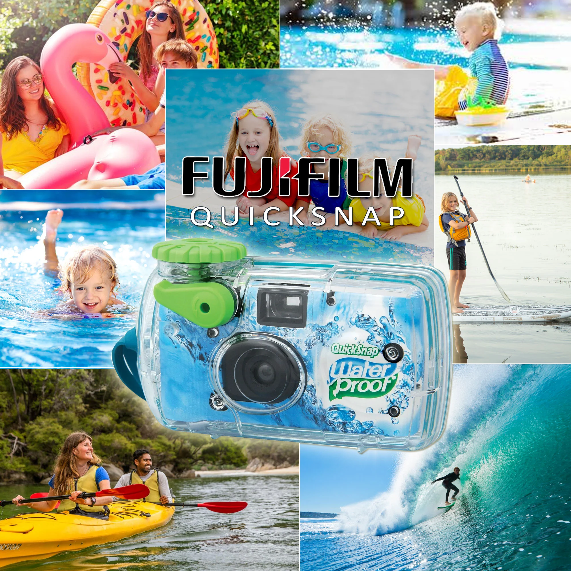 5x Fujifilm QuickSnap 800 Waterproof One-Time Use Disposable 35mm Camera - 27 Exposures - Image 6
