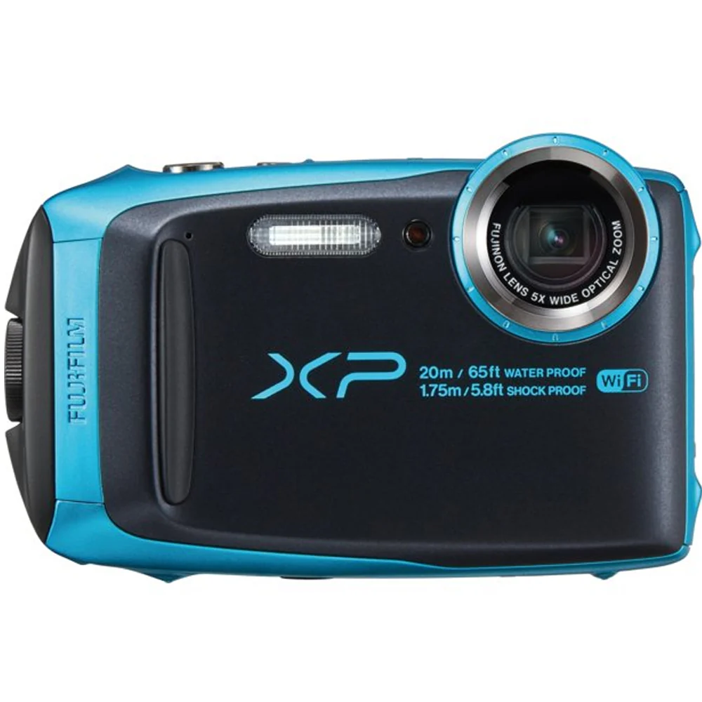 Fujifilm Finepix XP140 Waterproof Shockproof Digital Camera Sky Blue + Cleaning Kit - Image 2