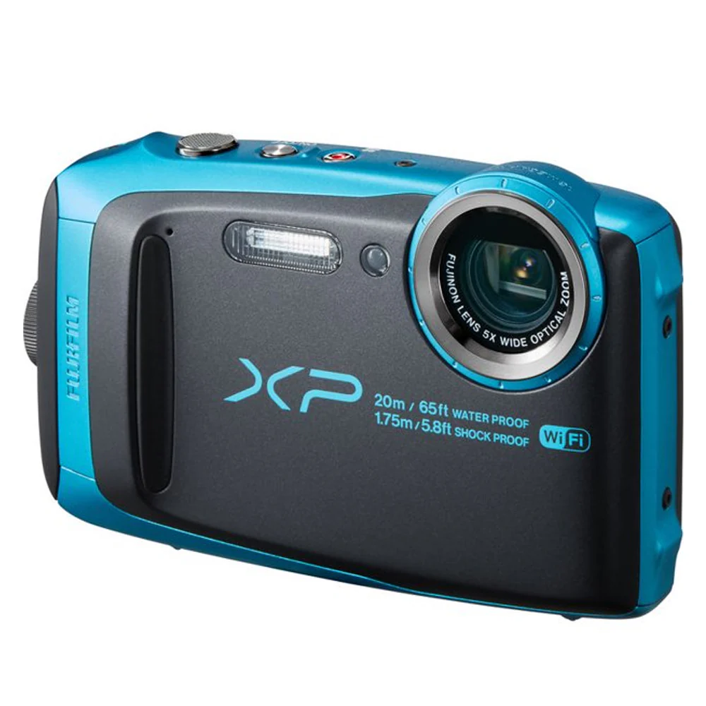 Fujifilm Finepix XP140 Waterproof Shockproof Digital Camera Sky Blue + Cleaning Kit - Image 3