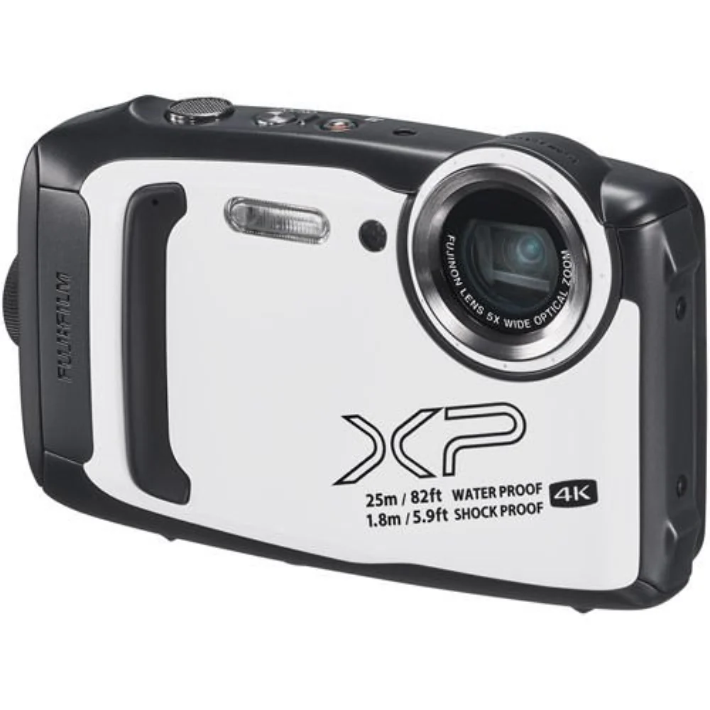 Fujifilm Finepix XP140 Waterproof Shockproof Digital Camera White - Image 3