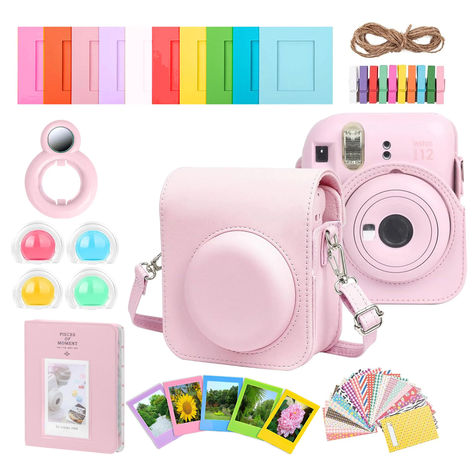 Fujifilm Instax Mini 12 Blossom Pink All-In-1 Camera Bundle Gift Set - Image 7