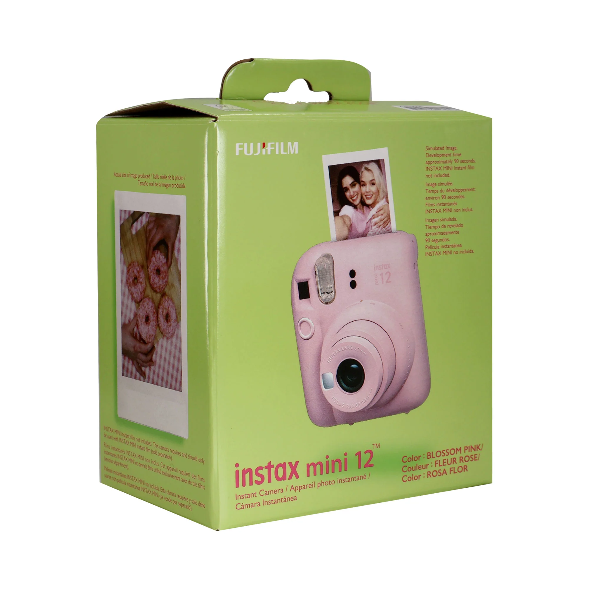 FUJIFILM INSTAX MINI 12 Instant Film Camera (Blossom Pink) with 4x Fujifilm 2x10 Film Mini Instax Film Pack - Image 5