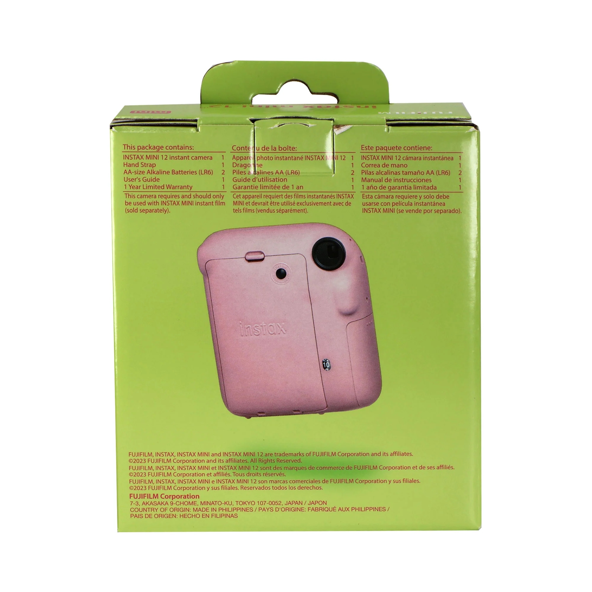 FUJIFILM INSTAX MINI 12 Instant Film Camera (Blossom Pink) with 4x Fujifilm 2x10 Film Mini Instax Film Pack - Image 6