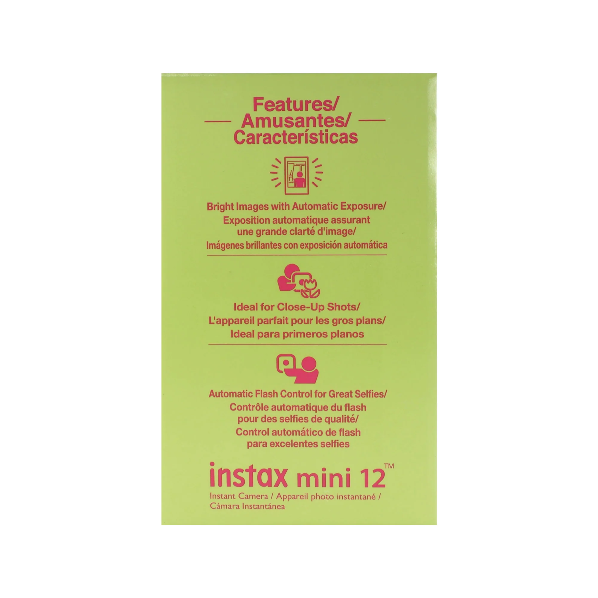 FUJIFILM INSTAX MINI 12 Instant Film Camera (Blossom Pink) with 4x Fujifilm 2x10 Film Mini Instax Film Pack - Image 8