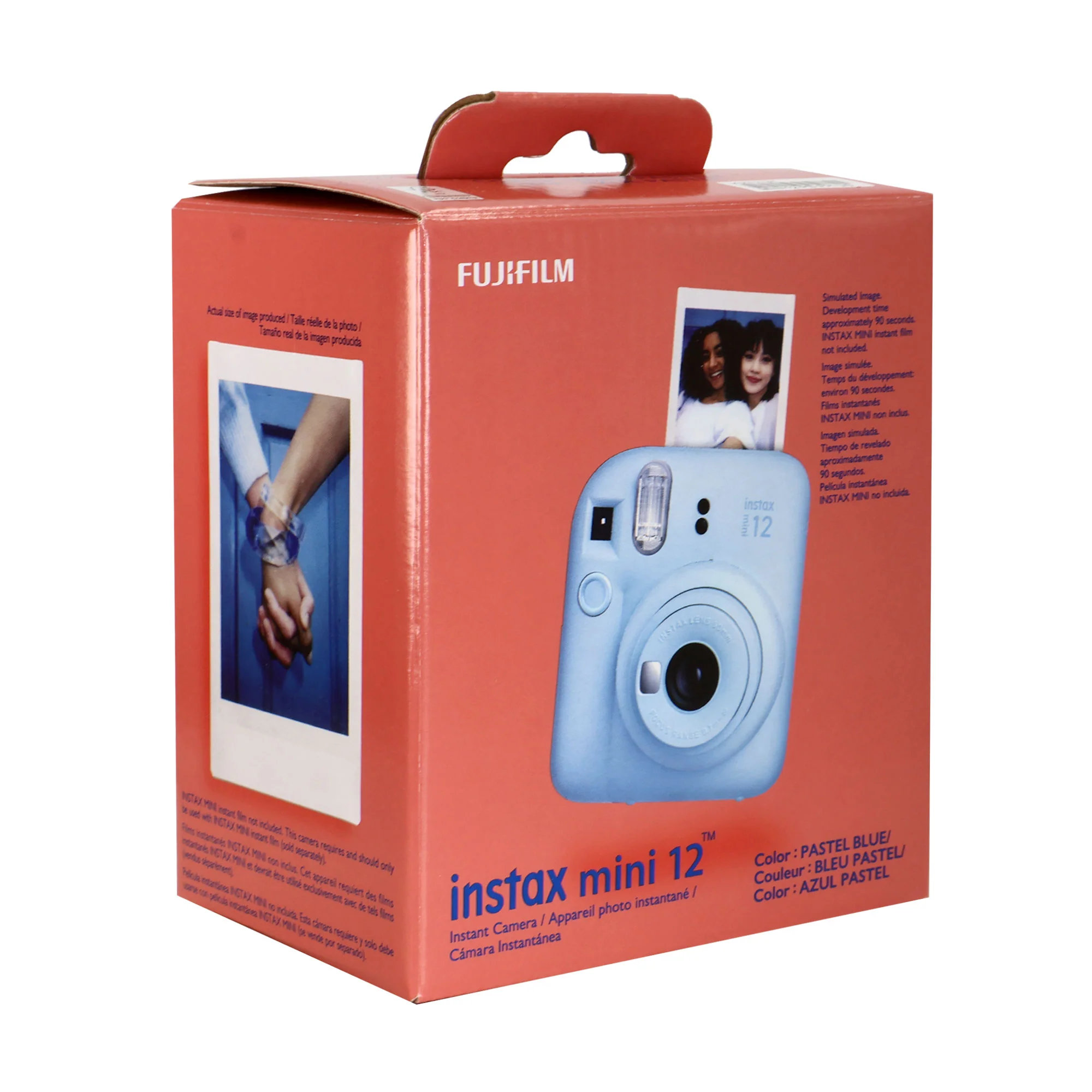 FUJIFILM INSTAX MINI 12 Instant Film Camera (Pastel Blue) with 4x 2x10 Film Mini Instax Film Pack Bundle - Image 4