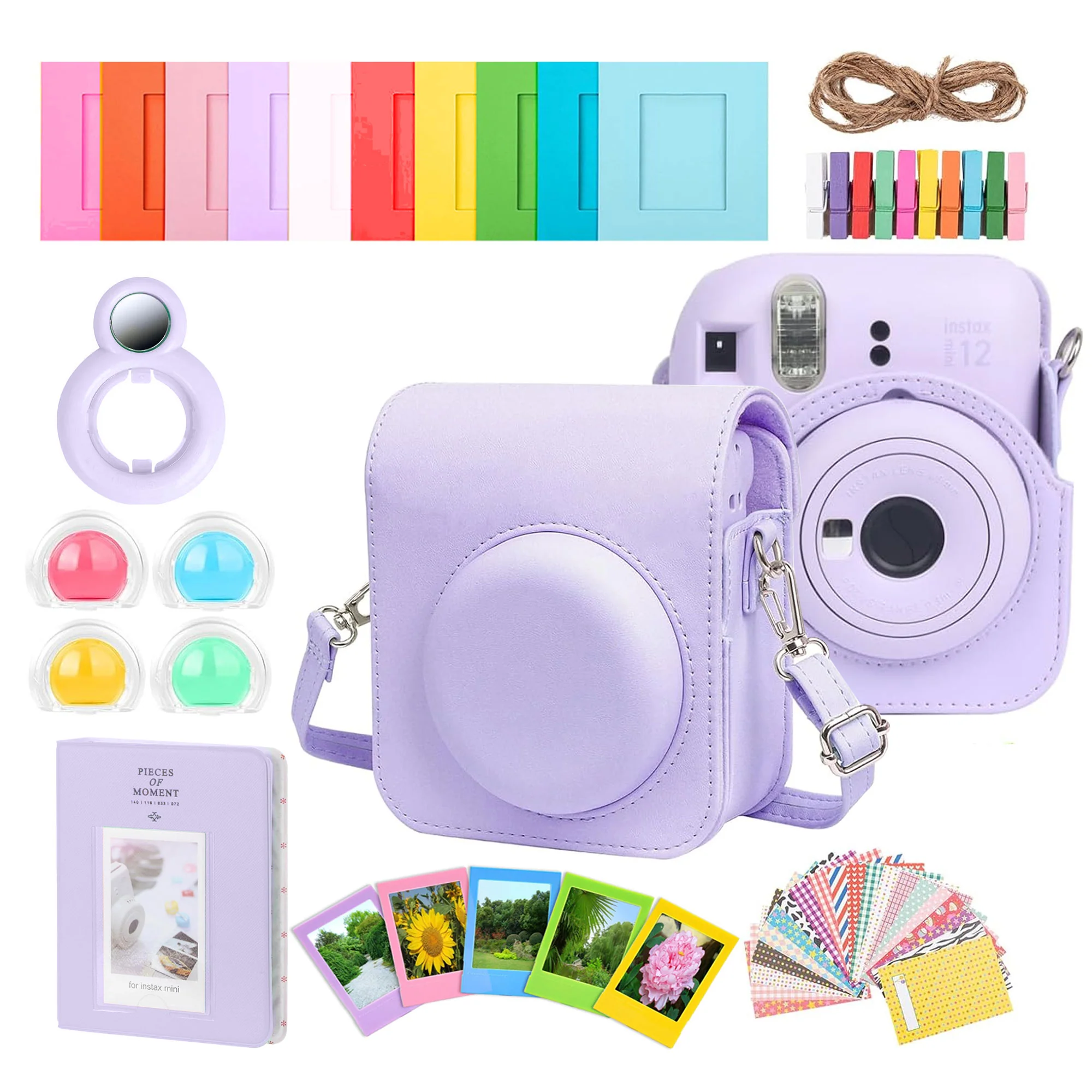 Fujifilm Instax Mini 12 Lilac Purple All-In-1 Camera Bundle Gift Set - Image 7