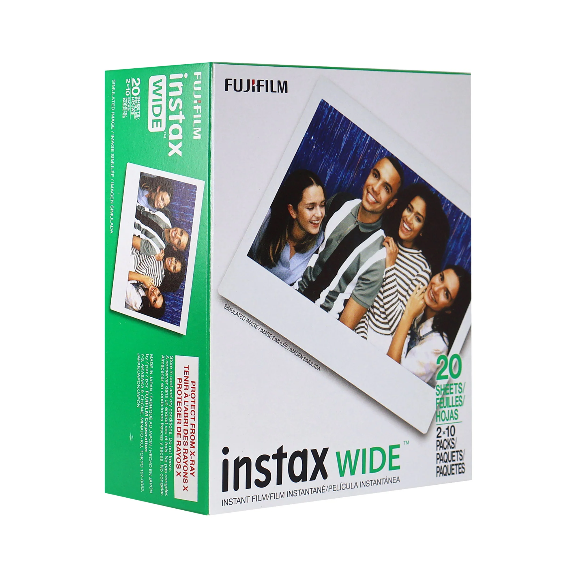 FUJIFILM INSTAX WIDE 400 Instant Film Camera with FUJIFILM INSTAX WIDE 2X10 Film and Panasonic Alkaline 4 "AA" Batteries - Image 10