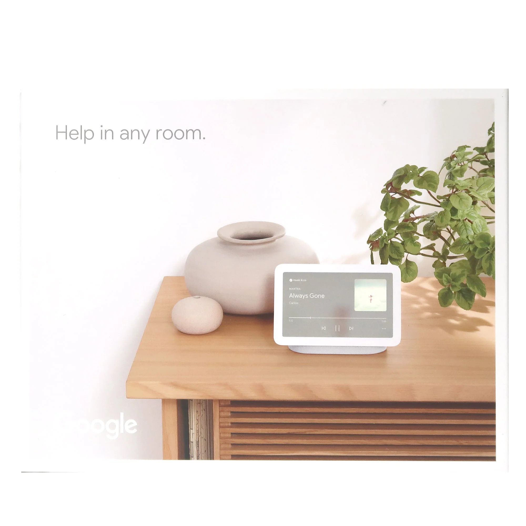 Google Nest Hub 2nd Gen Smart Home Display with Google Assistant (Chalk) and Google Nest Audio Smart Speaker (Sand) - Image 5