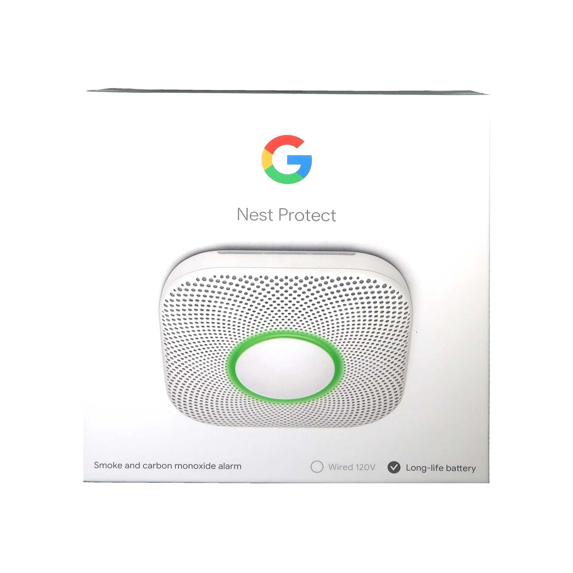2X Google Nest Protect Battery-Powered Smoke and Carbon Monoxide Alarm (White, 2nd Generation) - Image 4