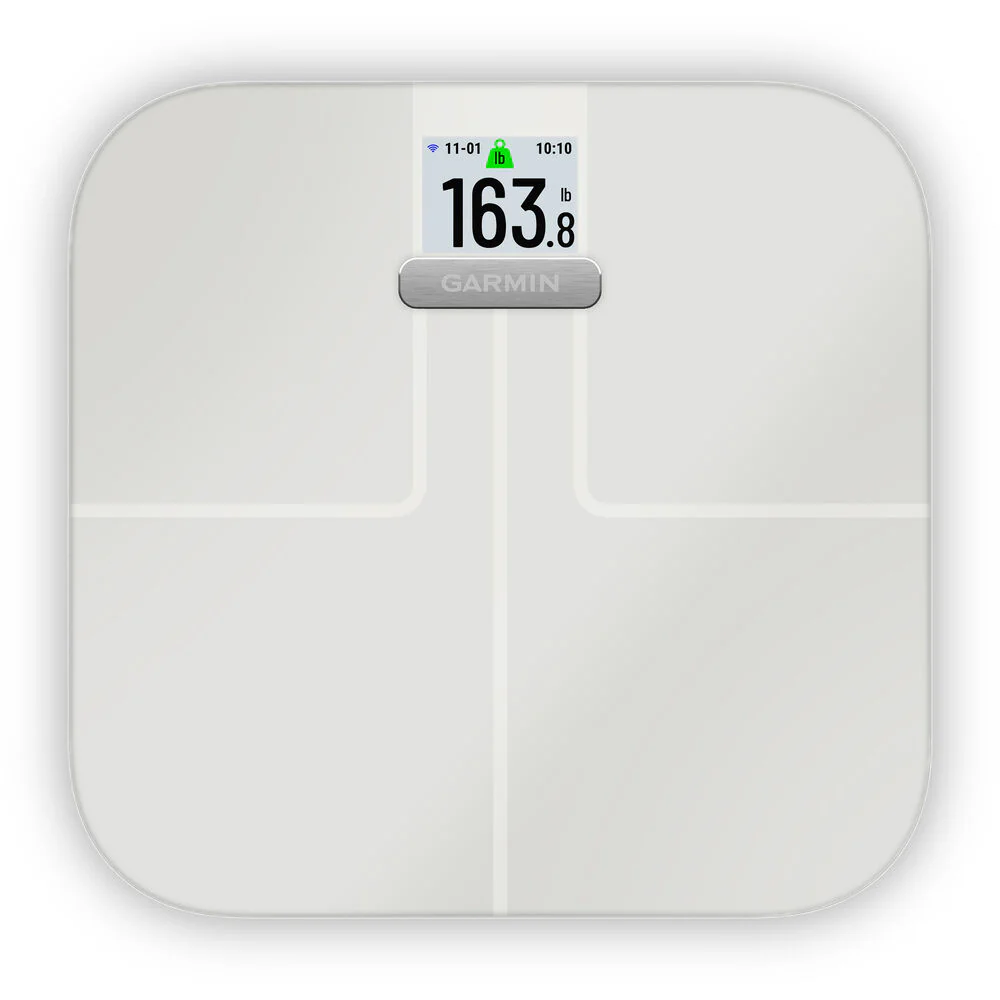 Garmin Index S2 Smart Scale with Wi-Fi Connectivity (White, Worldwide) with Running Dynamics Pod - Image 2