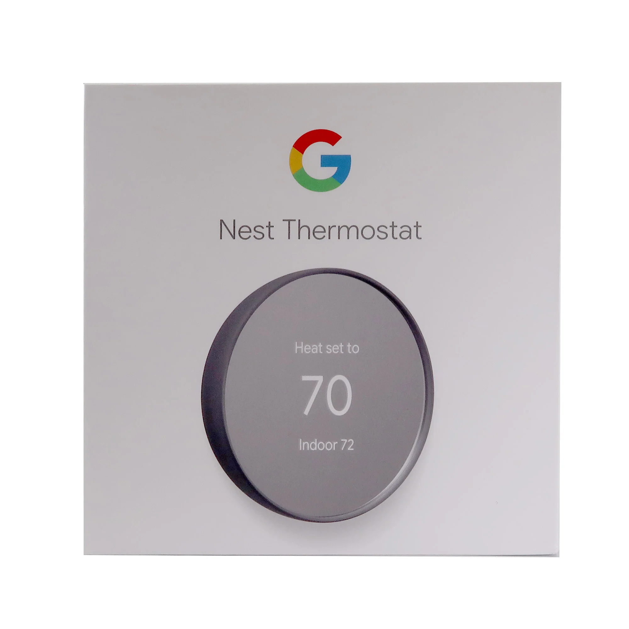 Google Nest Smart Programmable Wi-fi Thermostat for Home (Charcoal) with Google Nest Audio Smart Speaker (Sand) - Image 2