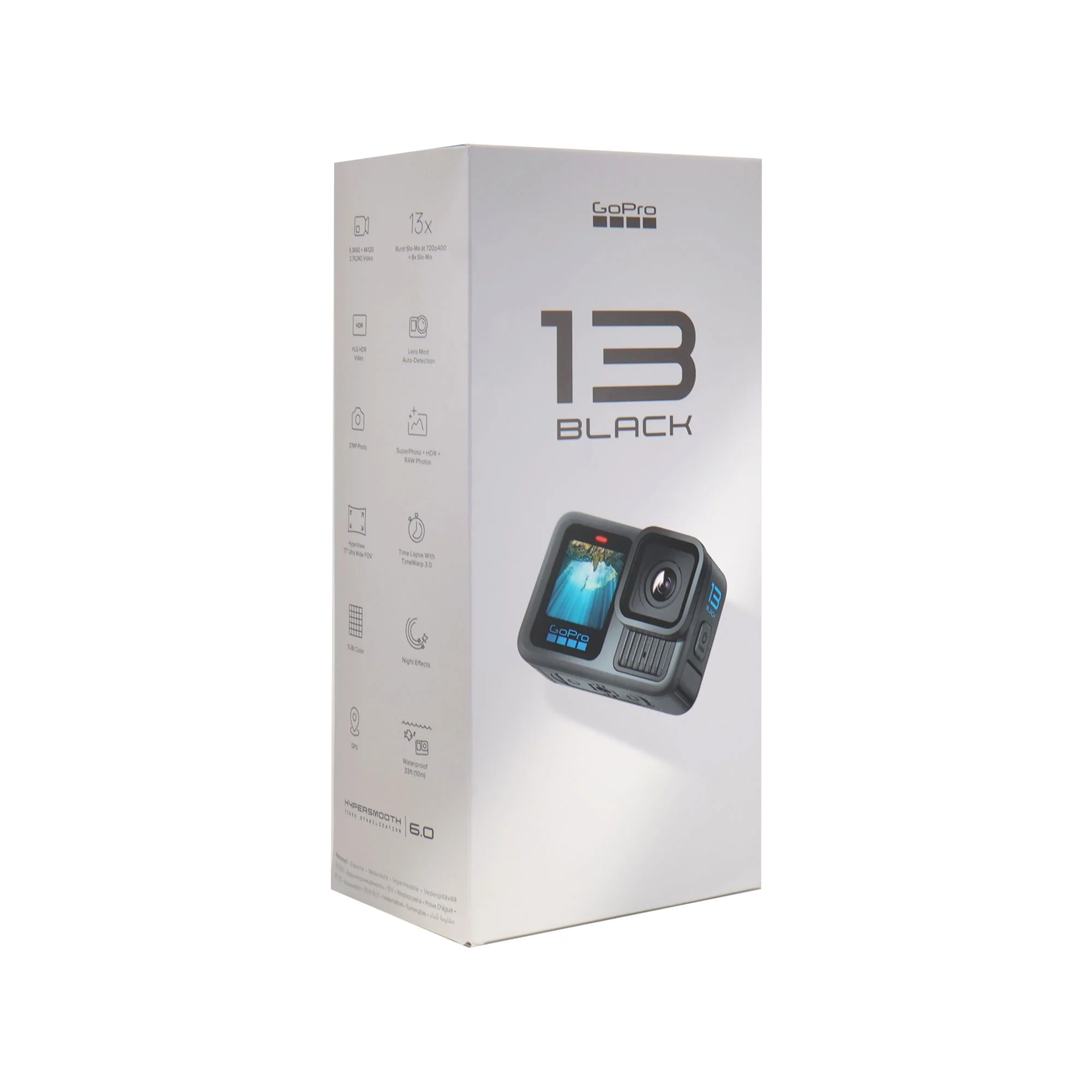 GoPro HERO13 Action Camera Bundle with Additional Battery, 128GB microSD Card and Carrying Case (Black) and Selfie Tripod Stick - Image 6