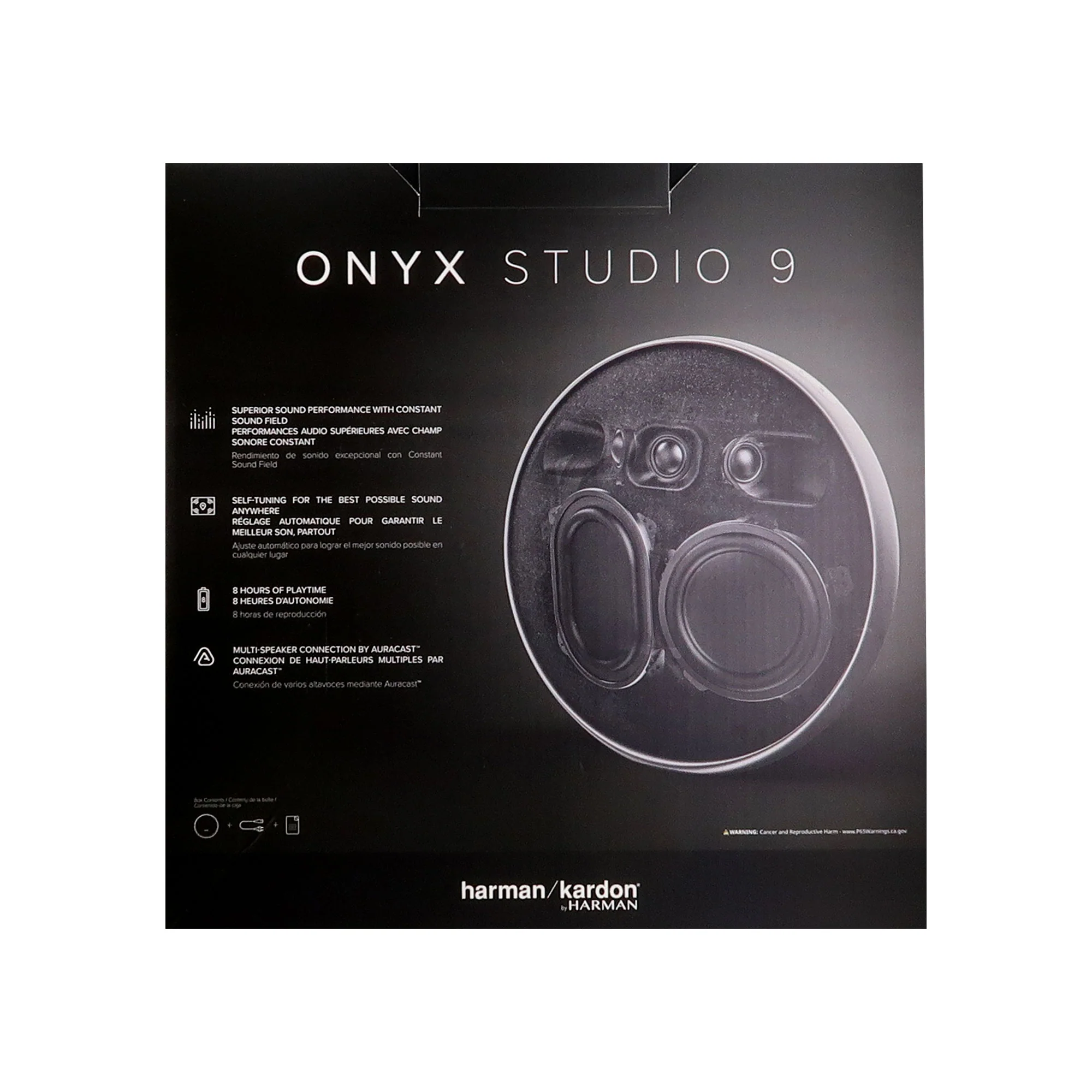 Harman Kardon Onyx Studio 9 - Portable Stereo Bluetooth Home Speaker with Built-in Battery and USB Charging - Image 9