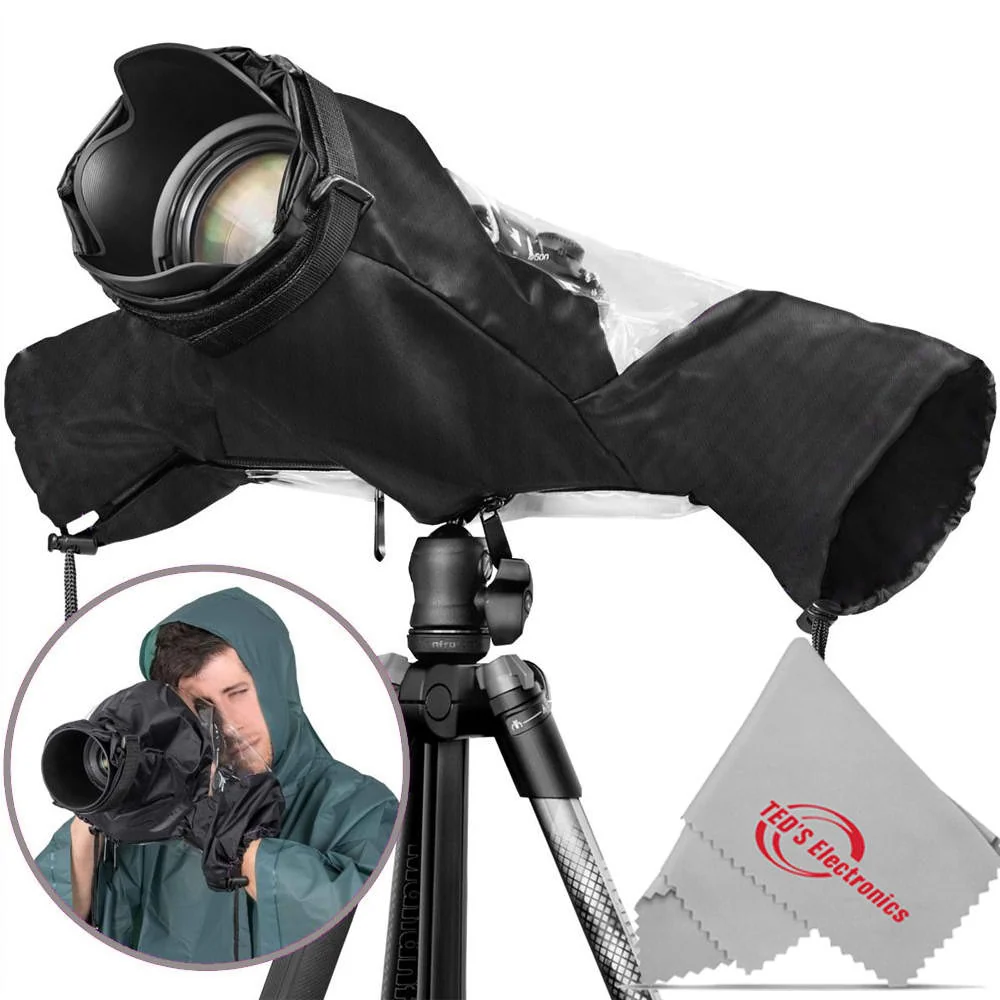 Waterproof Camera Rain Cover Shield Coat Protector Sleeve for Large Canon Nikon Sony Digital SLR Camera - Image 9