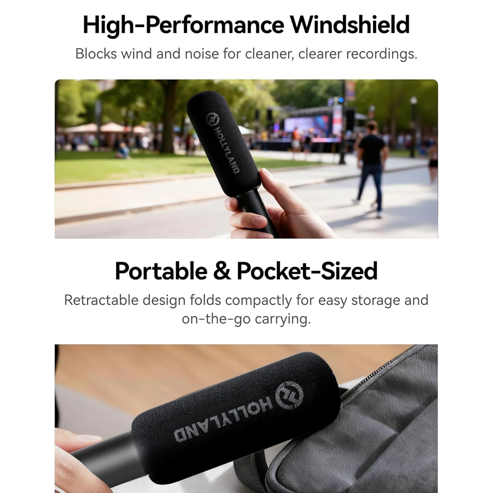 Hollyland Interview Adapter for Wireless Microphones Handheld and Desktop Use - Image 7