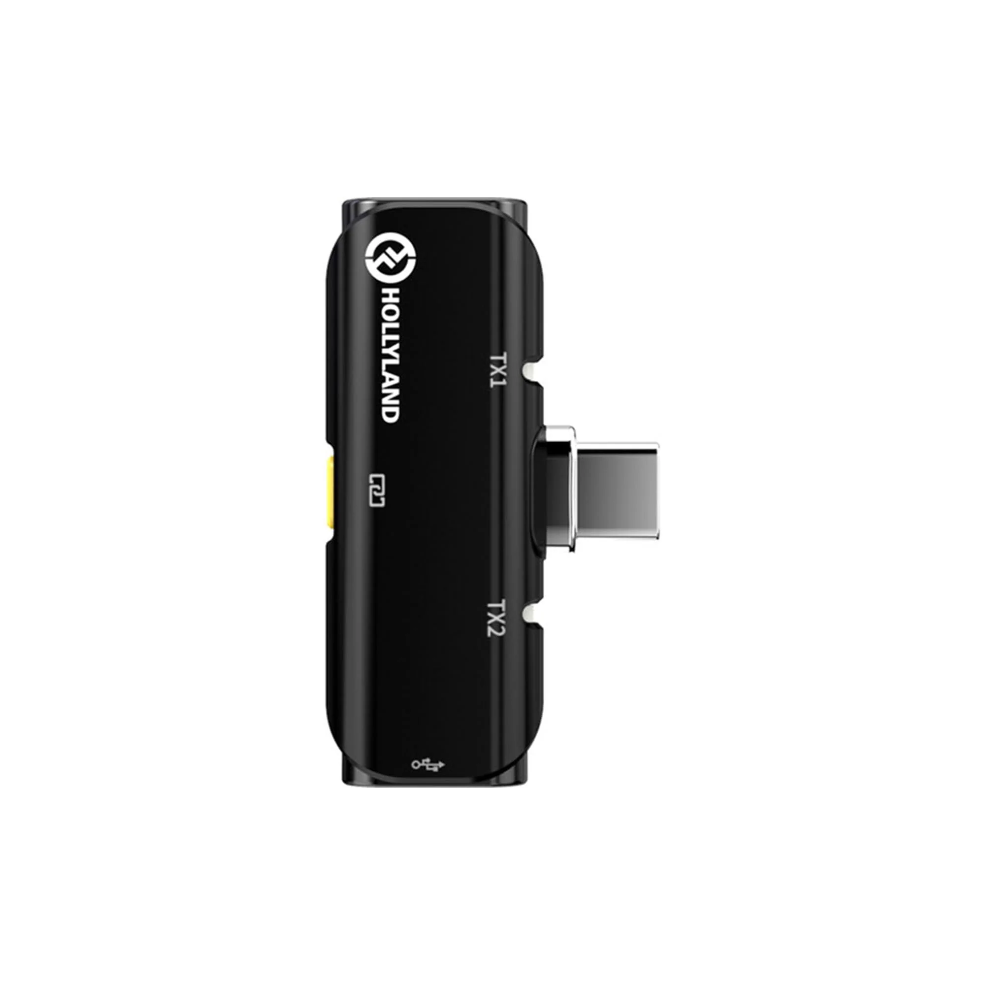 Hollyland Lark C1 Duo 2-Person Wireless Microphone System with USB-C Connector for Mobile Devices, Black, LARK C1 DUO-ANDROID-B - Image 3