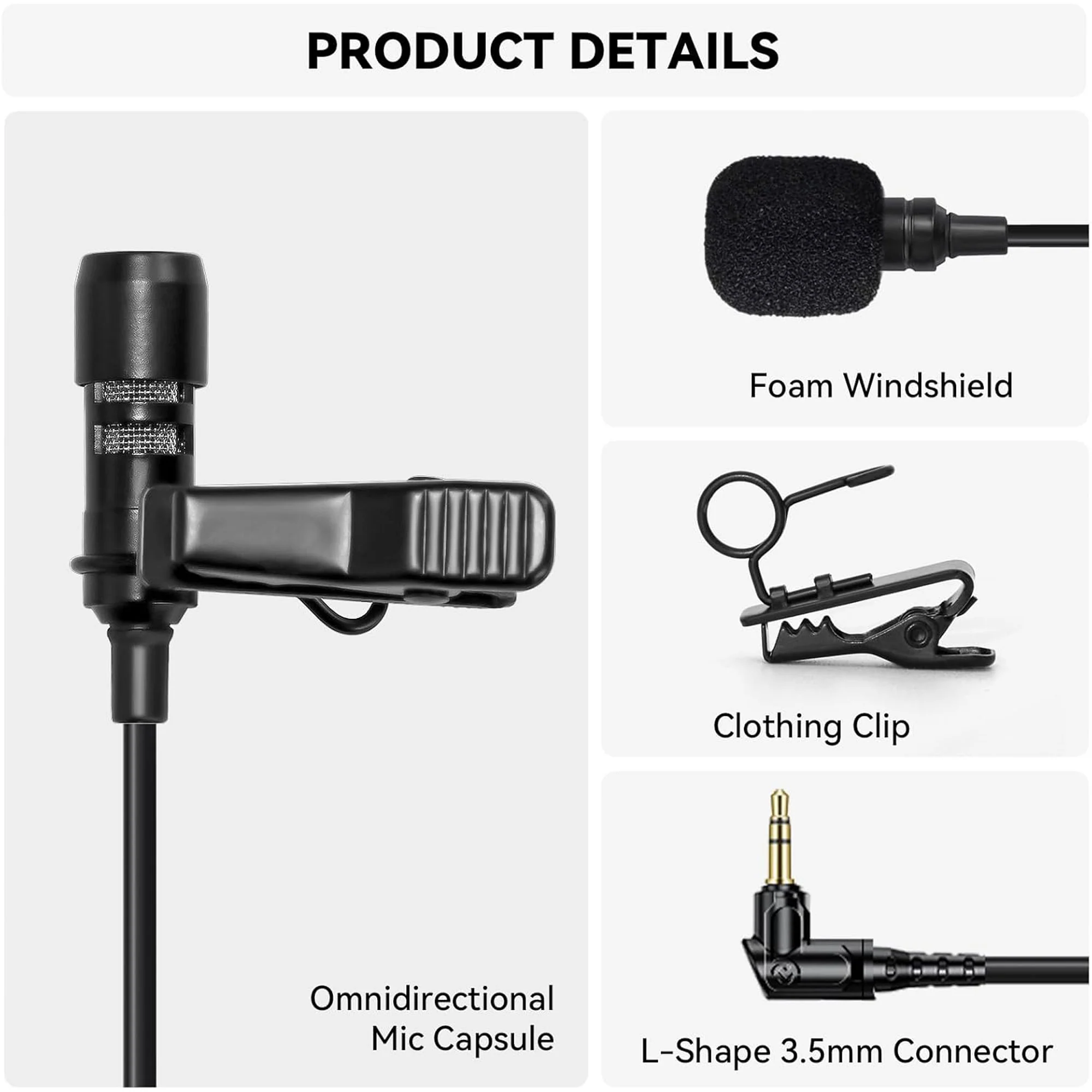 Hollyland Lark C1 Duo 2-Person Wireless Microphone System with USB-C Connector for Mobile Devices + Accessories - Image 9