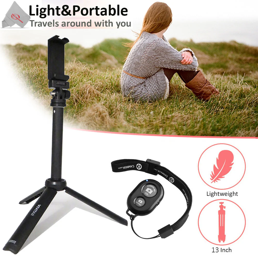 Hollyland LARK M2 DUO 2-Person Wireless Combo Microphone System (2.4 GHz, Ivory White) with Foldable Tripod & 16GB MicroSD Card - Image 9