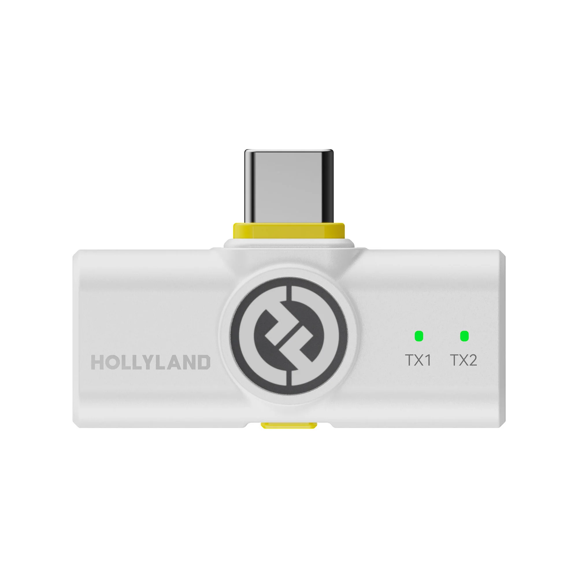 Hollyland LARK M2 DUO 2-Person Wireless Microphone System with USB-C Connector (2.4 GHz, Ivory White) + 2x Hollyland Lavalier Microphone: Omni Sound, Wide Compatibility (3.5mm) - Image 5