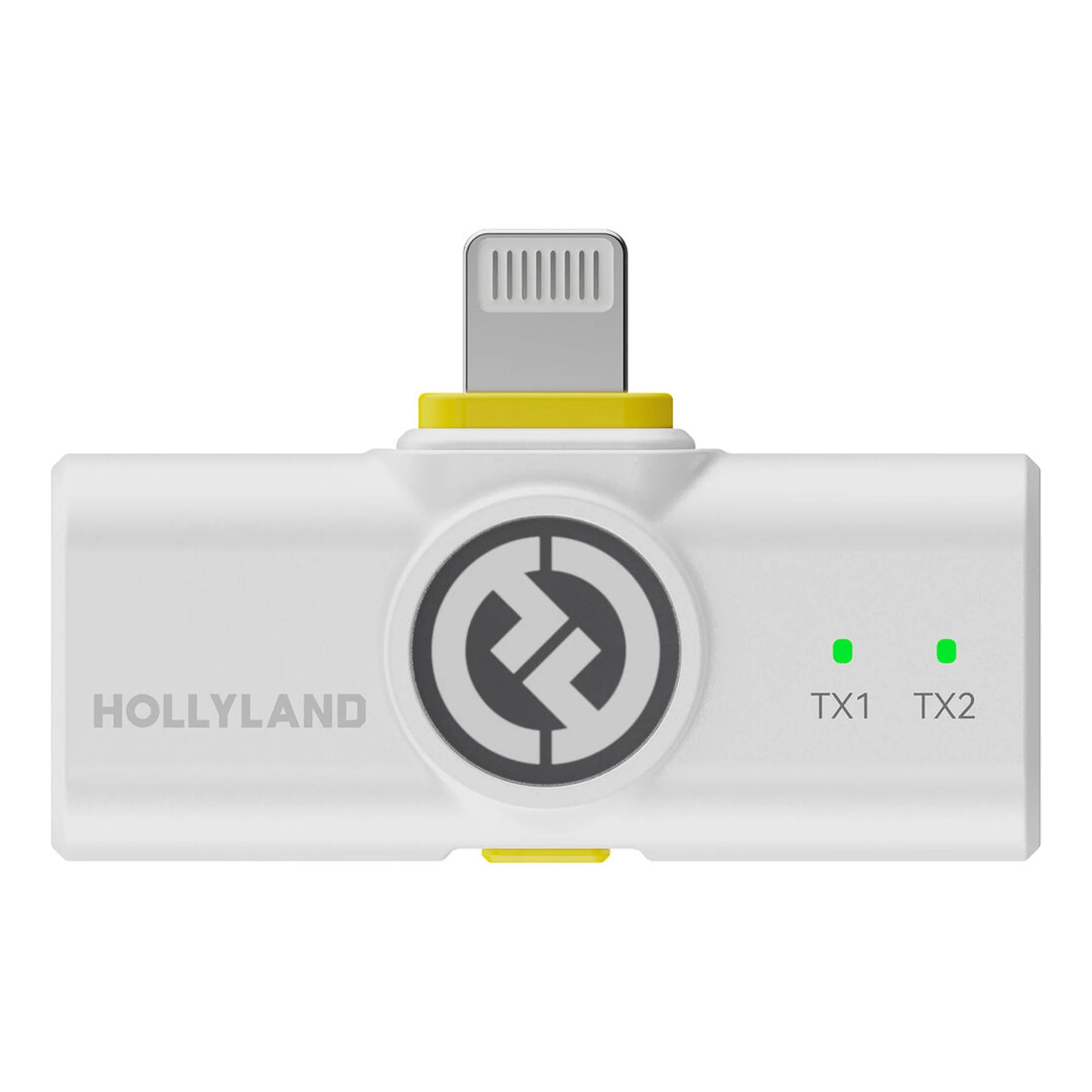 Hollyland LARK M2 DUO 2-Person Wireless Microphone System with Lightning Connector (2.4 GHz, Ivory White) Video Bundle - Image 4