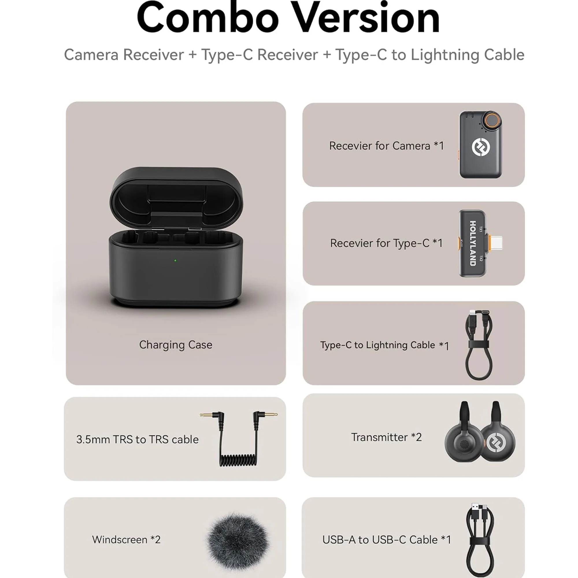 Hollyland Lark M2S Combo Wireless Lavalier Microphone for iPhone/Camera/Android - Image 8