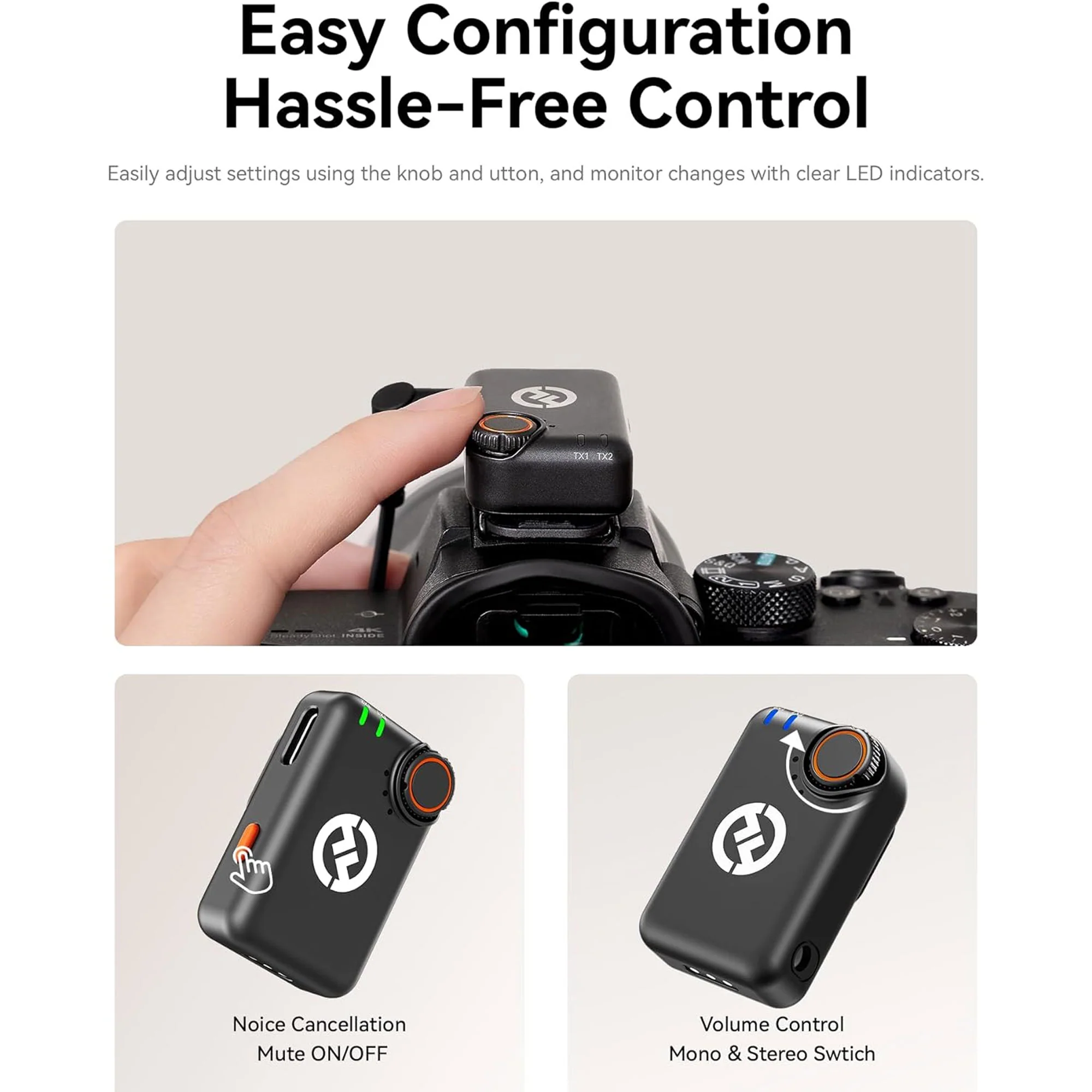 Hollyland LARK M2S Mini Combo 2-Person Wireless Microphone System - Universal Compatibility + 2x Lavalier Microphone - Image 7