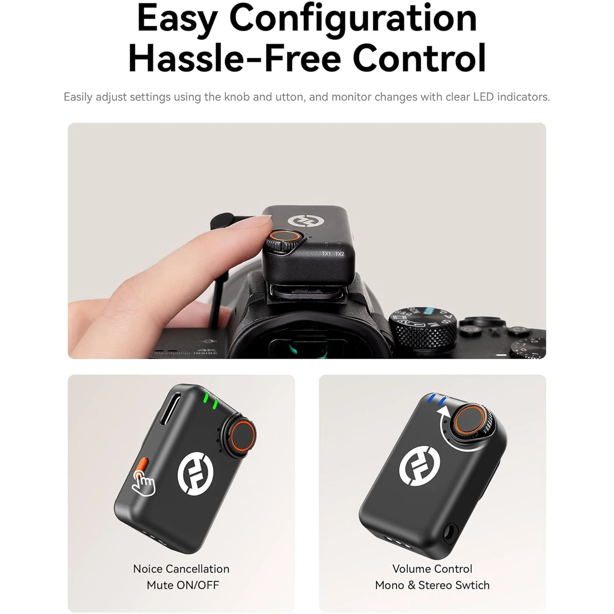 Hollyland Lark M2S Ultimate Combo (Camera RX+USB-C RX+Lightning RX) Wireless Lavalier Microphone for iPhone/Camera/Android/PC Video Bundle - Image 6