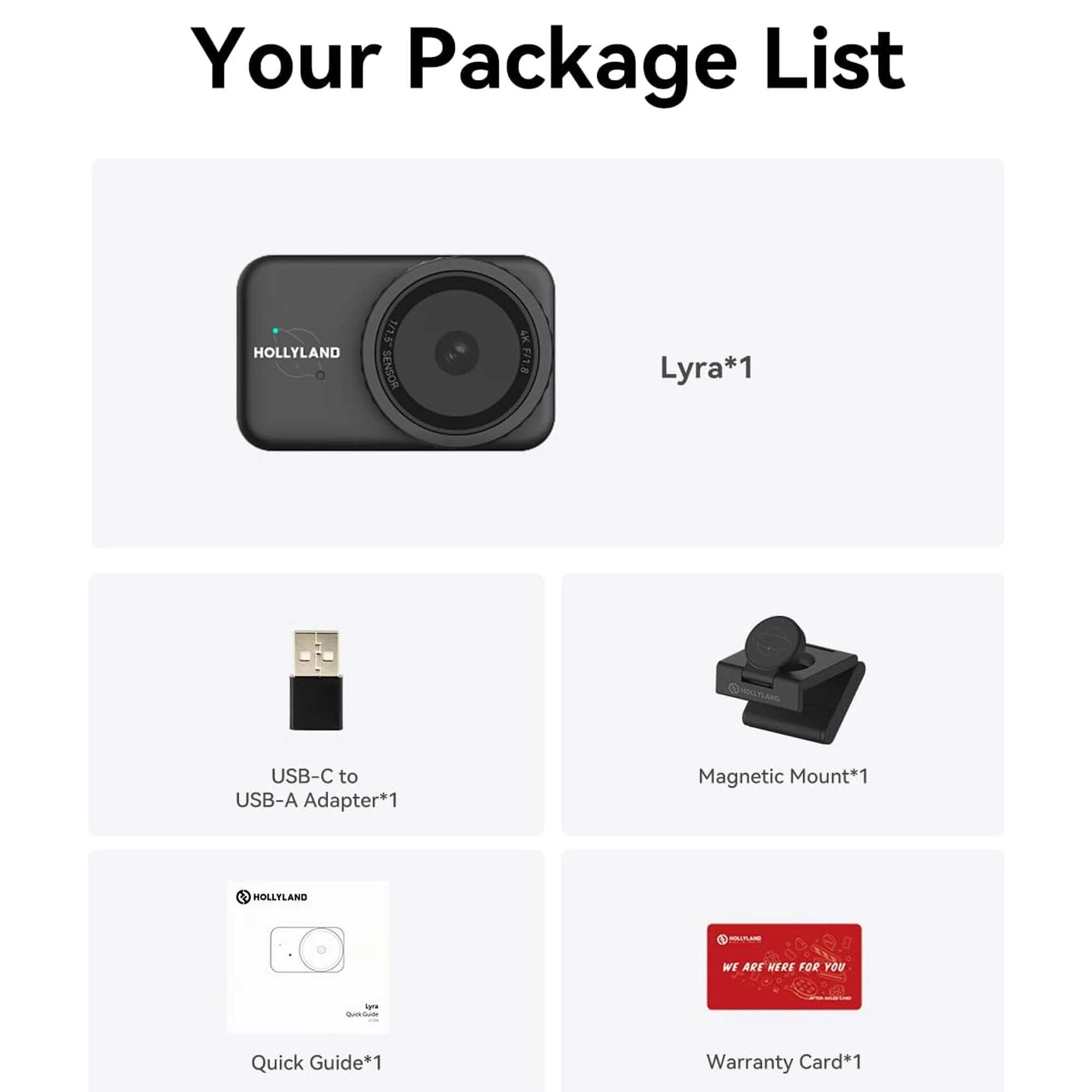 Hollyland Lyra UHD 4K Webcam (Black) - Image 11