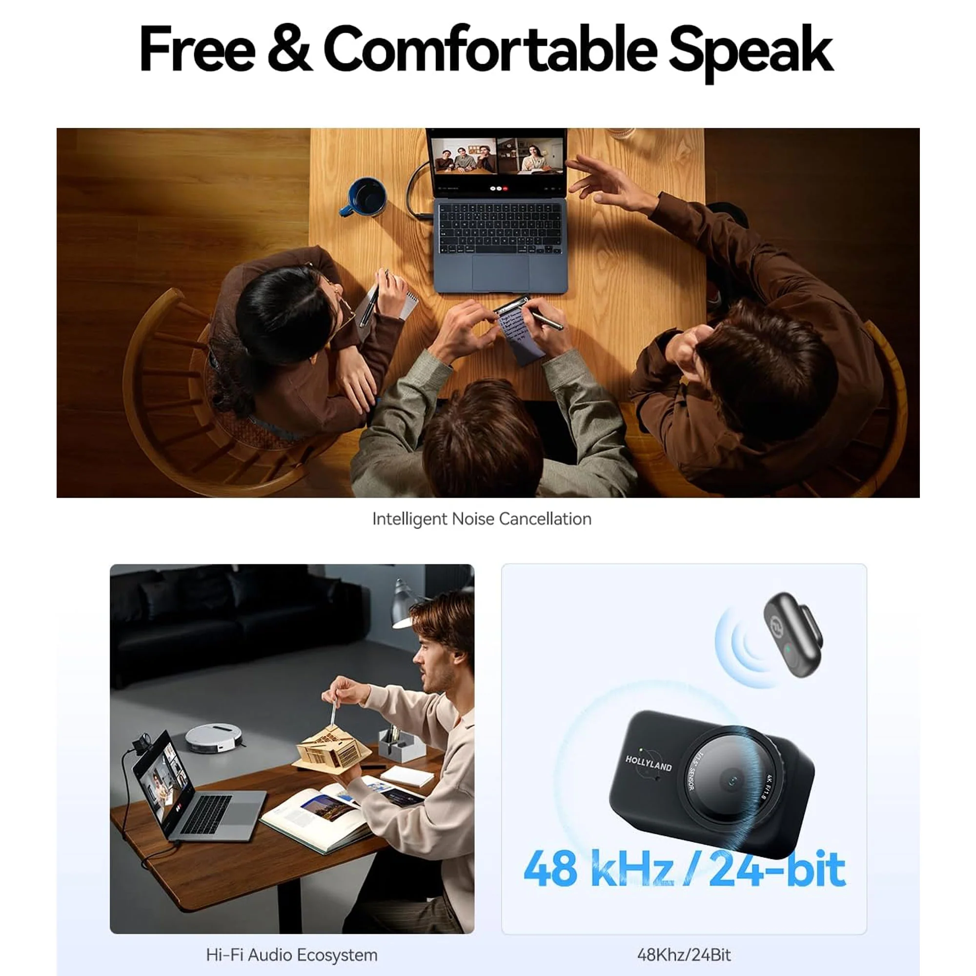 Hollyland Lyra UHD 4K Webcam Streaming Combo with LARK A1 TX - Image 8