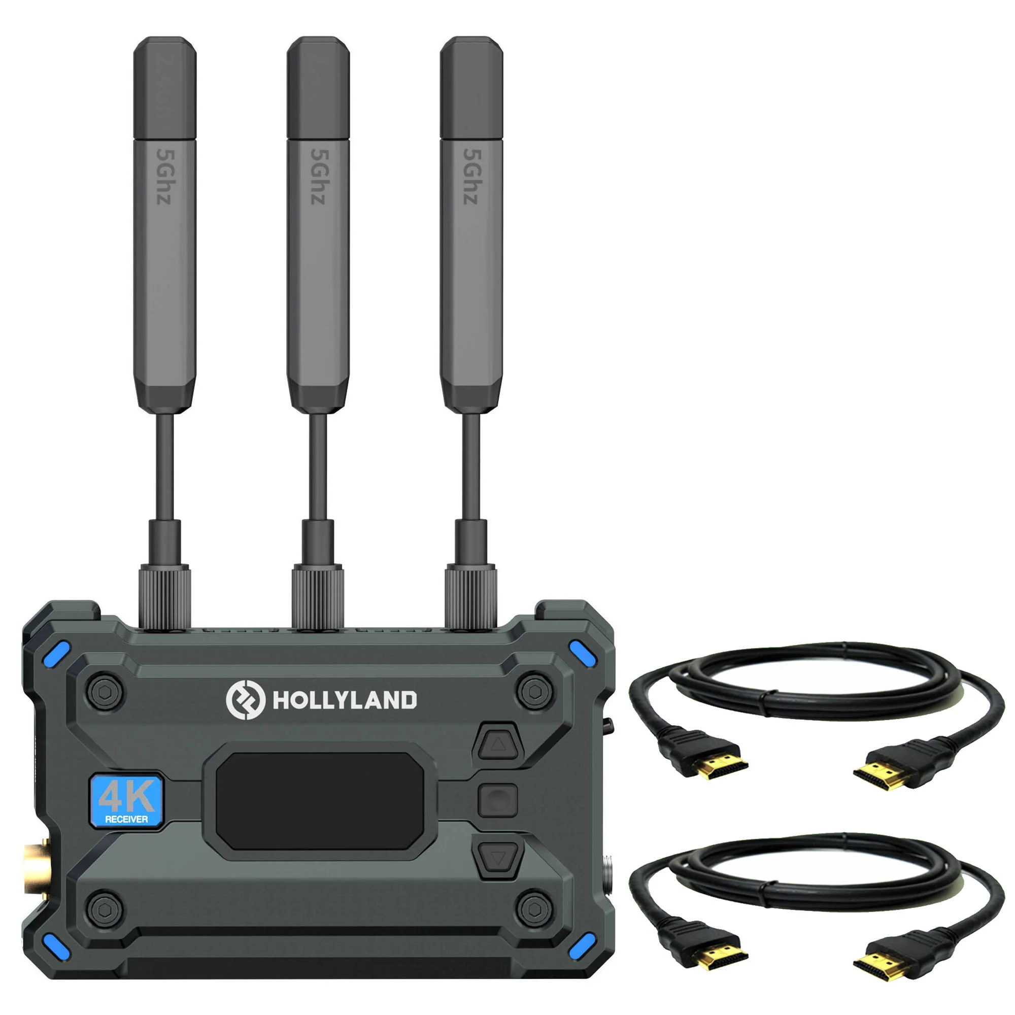 Hollyland Pyro S 4K RX HDMI/SDI Wireless Video Receiver with 2x 6ft HDMI Cable