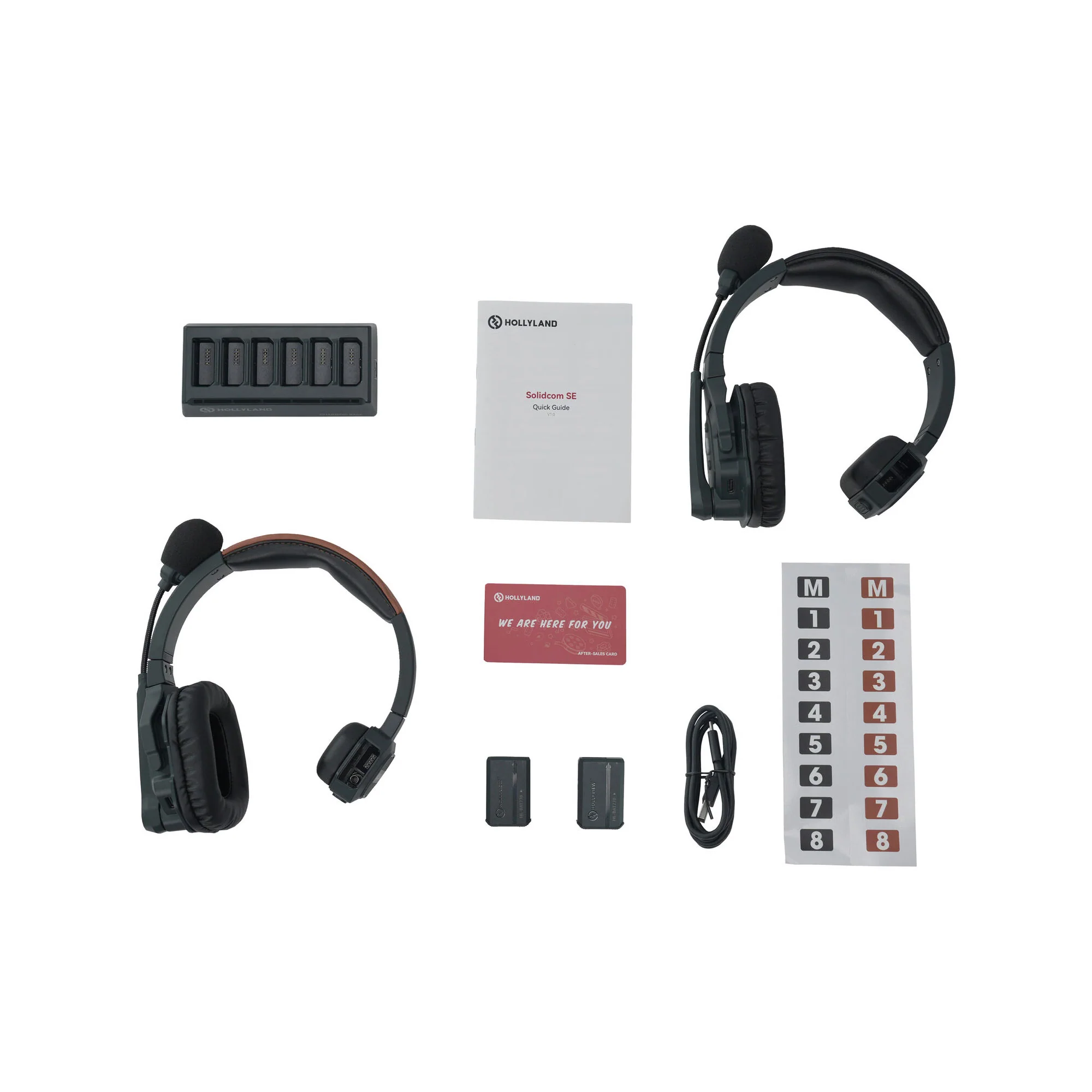 Hollyland Solidcom SE Global 2S 2-Person Full-Duplex Single-Ear Noise Cancellation Wireless Intercom Headset System (2.4 GHz) - Image 11