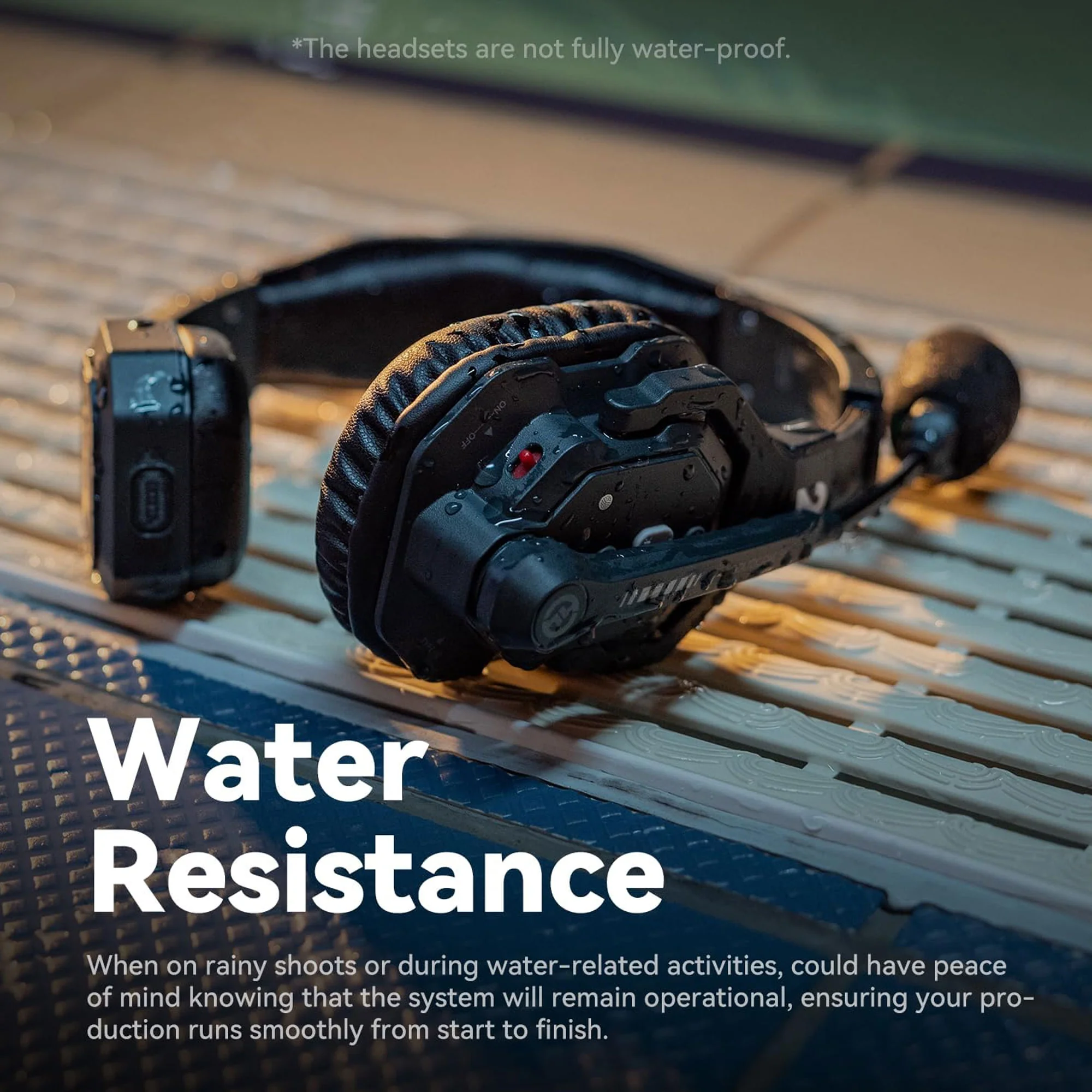 Hollyland Solidcom SE Global 2S 2-Person Full-Duplex Single-Ear Noise Cancellation Wireless Intercom Headset System (2.4 GHz) - Image 5