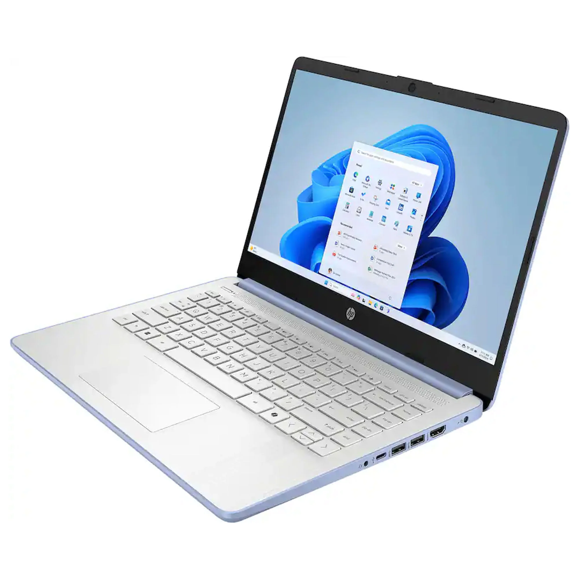 HP 14" Laptop - Intel Processor N150 2025 - 4GB Memory, 128GB UFS (Sky Blue) - Image 5