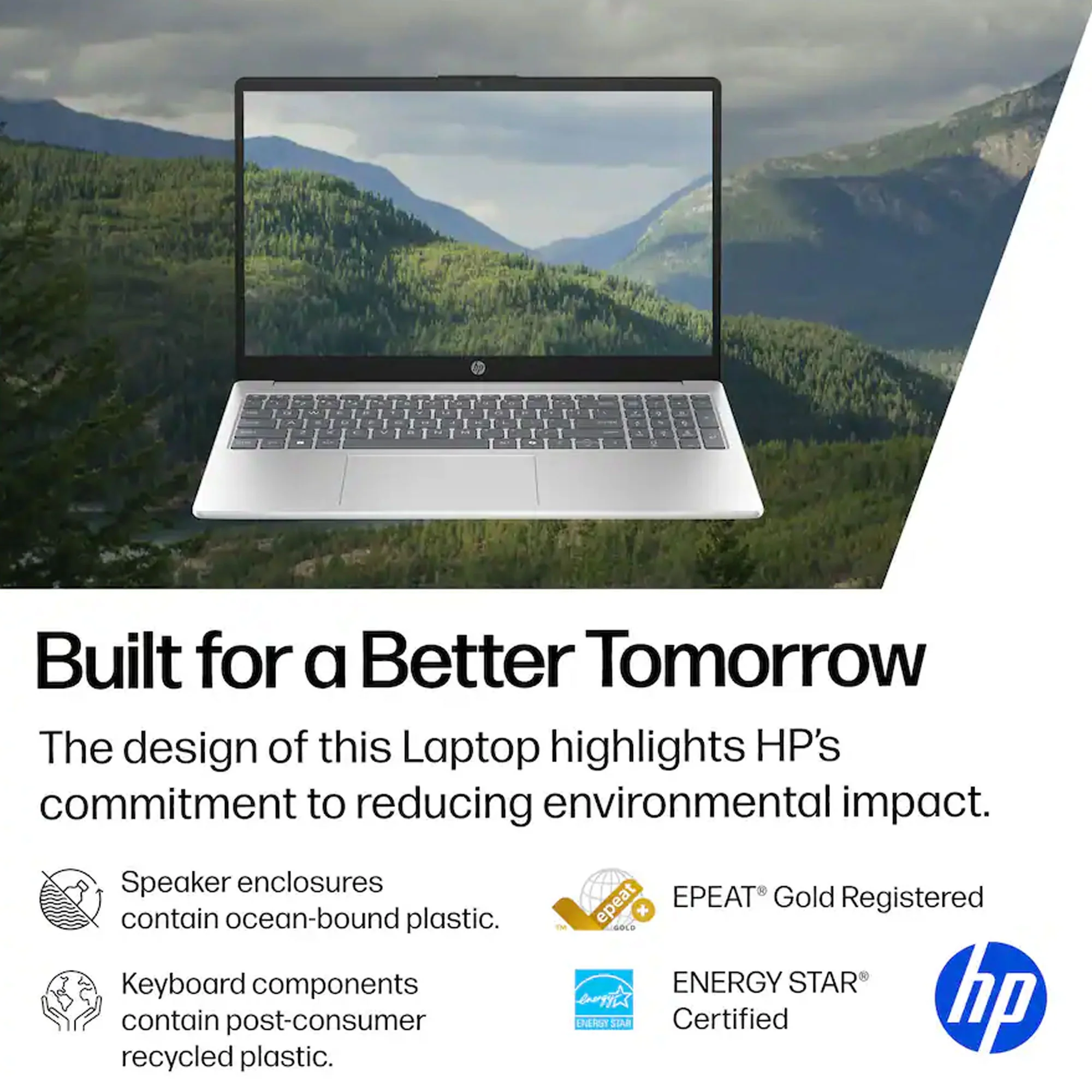 HP 15.6" Laptop - Intel Core i3 N305 2023 - 8GB Memory, 128GB UFS (Natural Silver) - Image 10