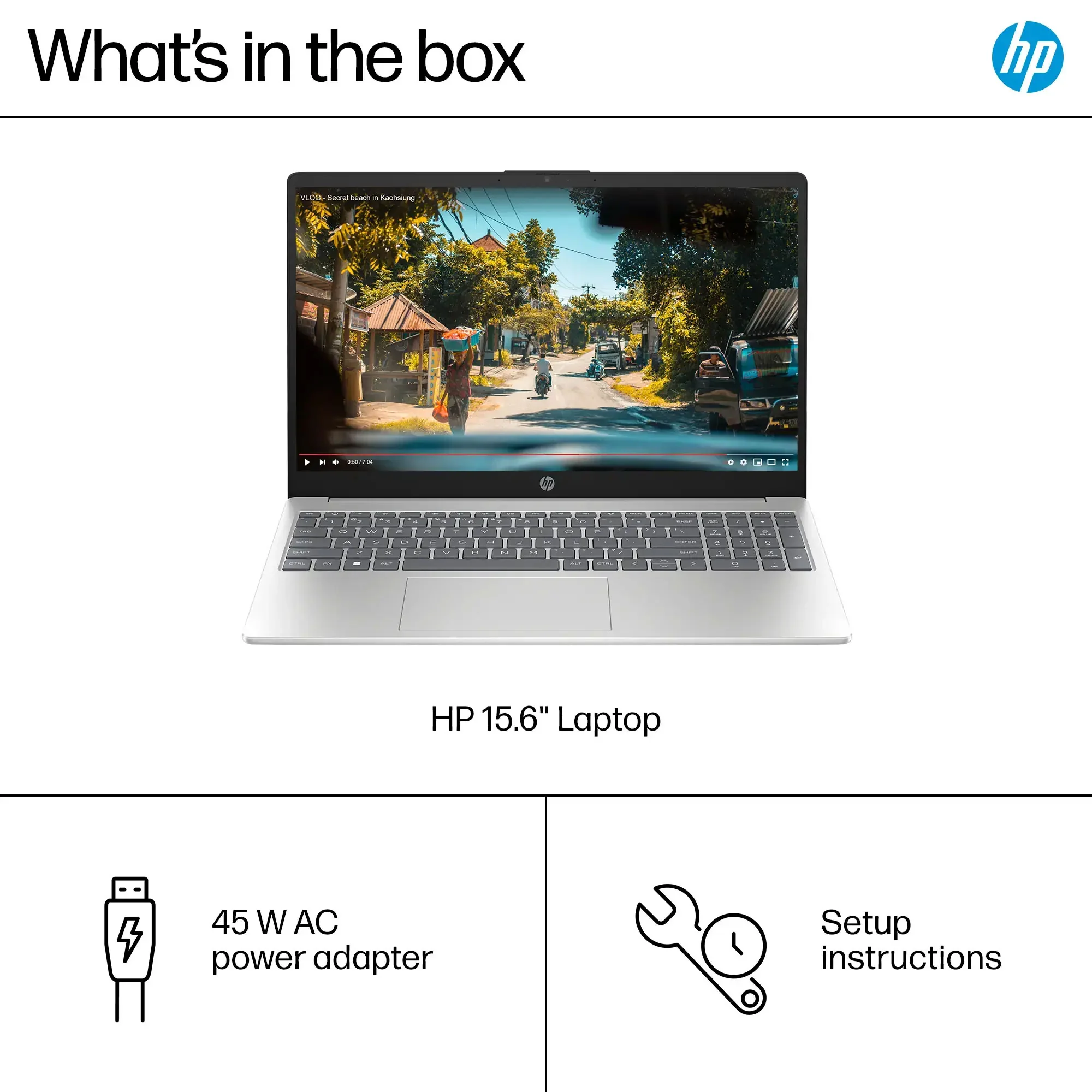 HP 15.6" Touch-Screen Laptop, Intel Core i5, 8GB Memory, 512GB SSD (NaSilver) - Image 8