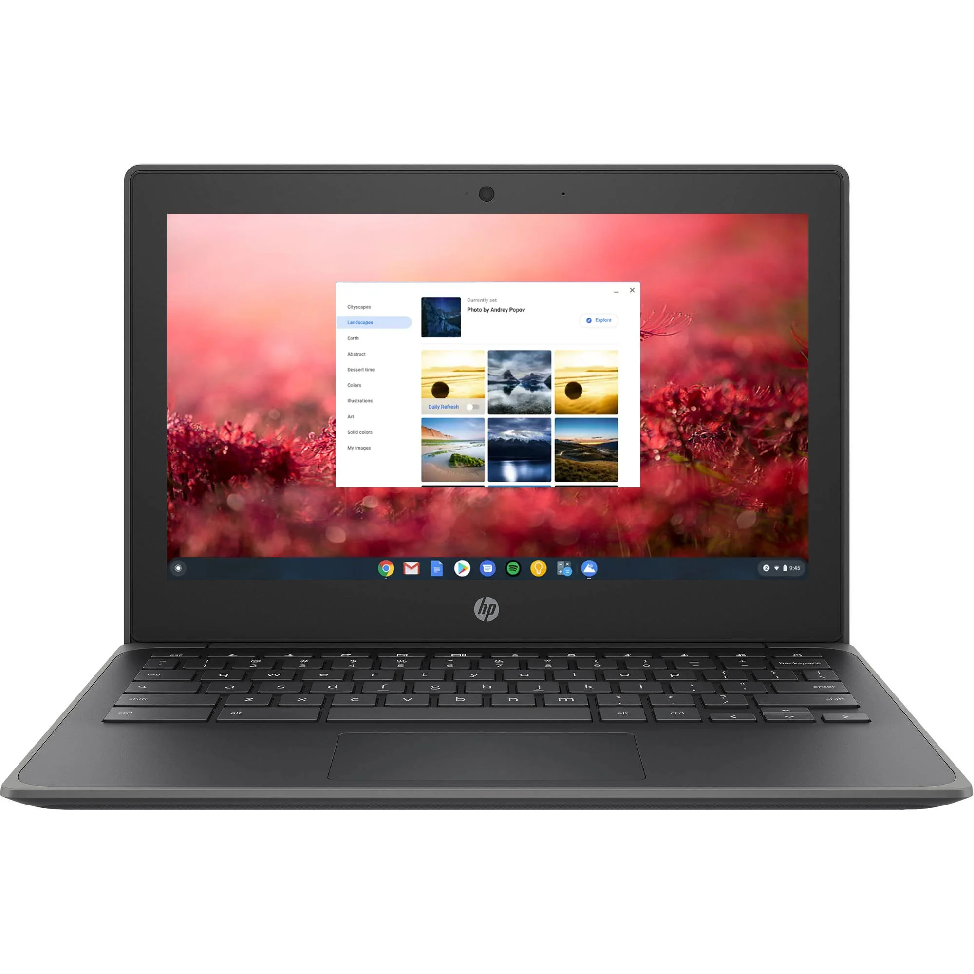 HP 11.6" 32GB Chromebook 11 G8 EE Laptop with Samson SR350 Over-Ear Stereo Headphones (Special Edition Blue) Accessory Bundle - Image 3