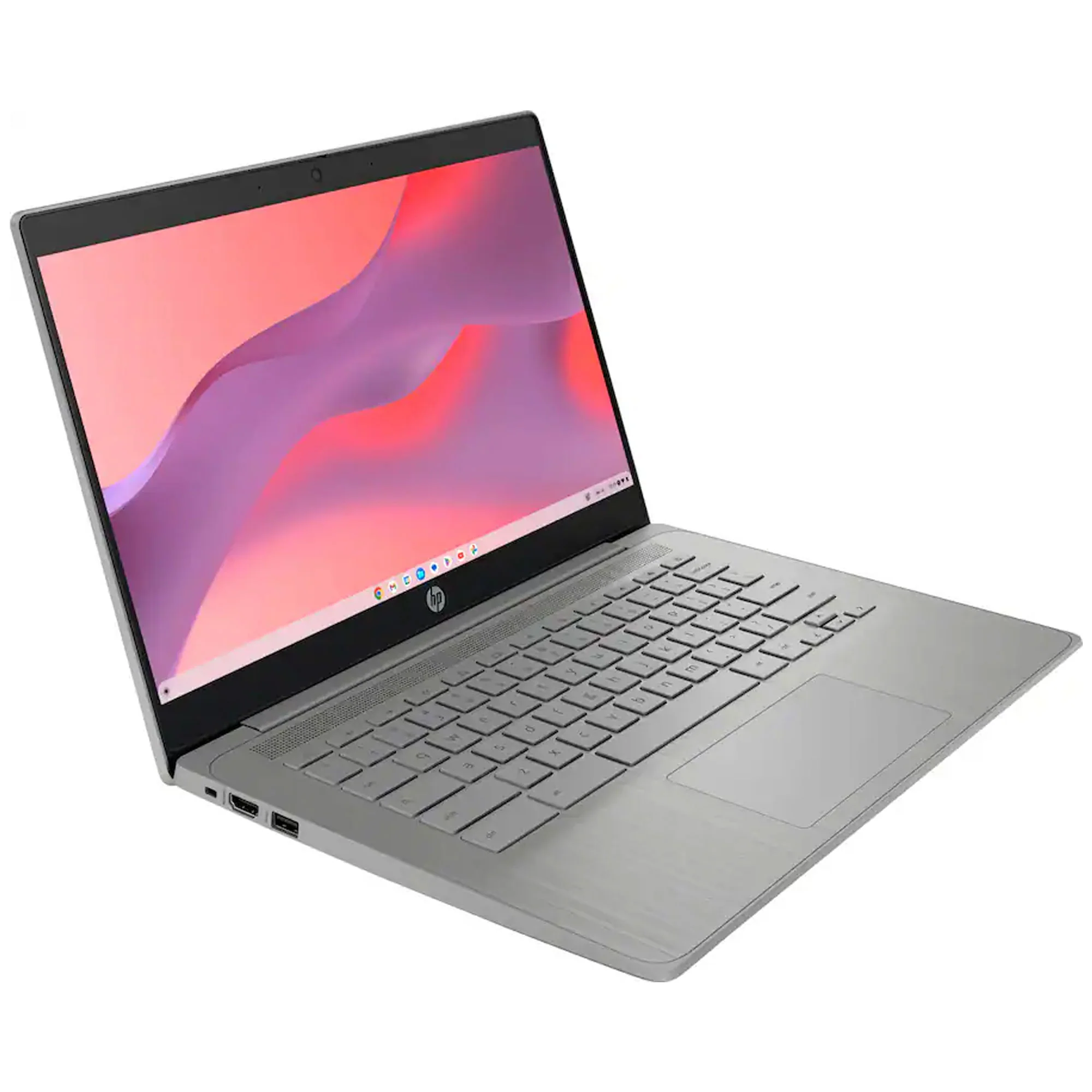 HP Chromebook 14" HD Laptop Intel Celeron N4500 - 4GB Memory, 64GB eMMC (Modern Grey) with Splash Proof Laptop Bag and Cables - Image 4
