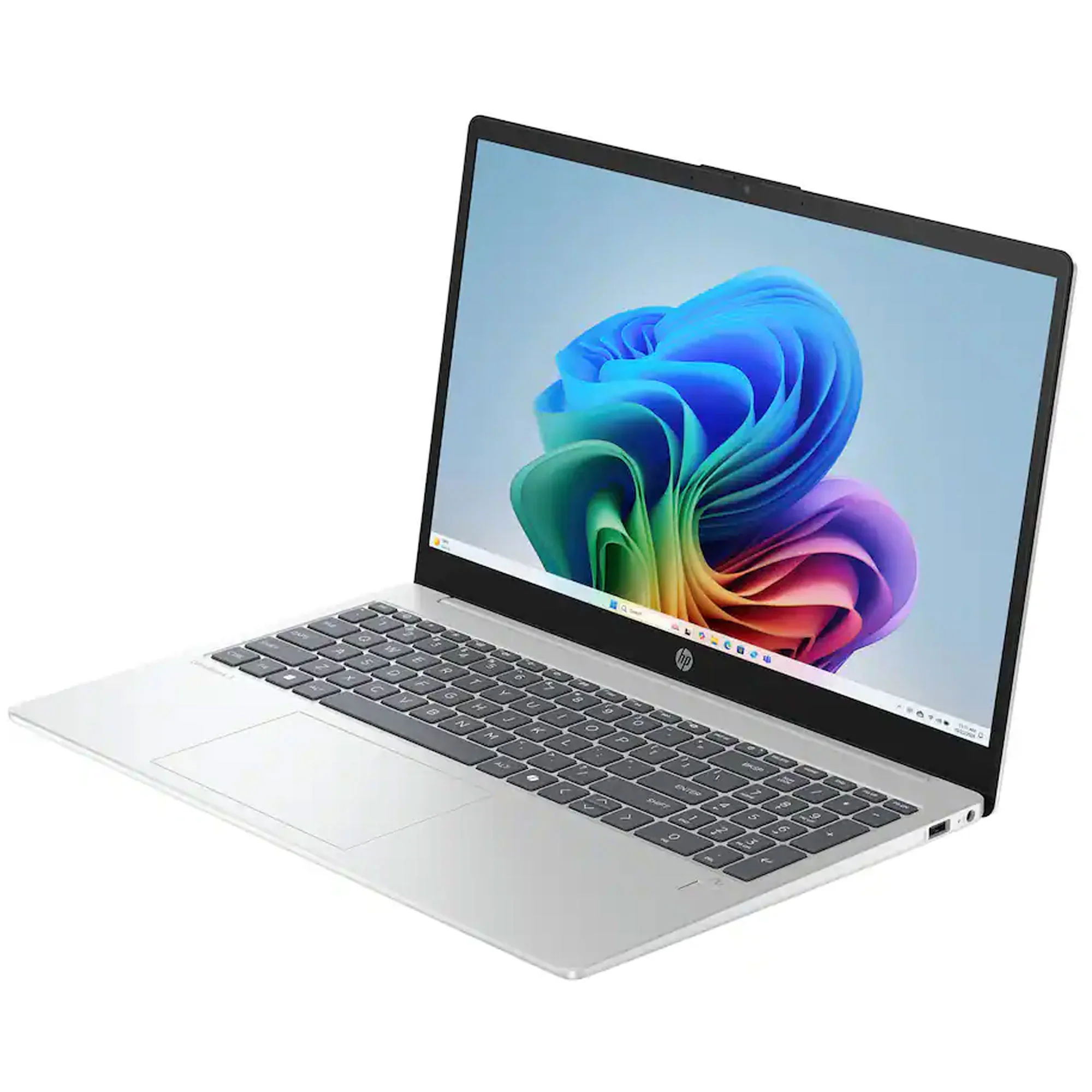 HP OmniBook 3 Copilot+ PC 15.6" Full HD Touch-Screen Laptop - AMD Ryzen 5 AI 5 330 2025 - 16GB Memory, 512GB SSD (Glacier Silver) - Image 2