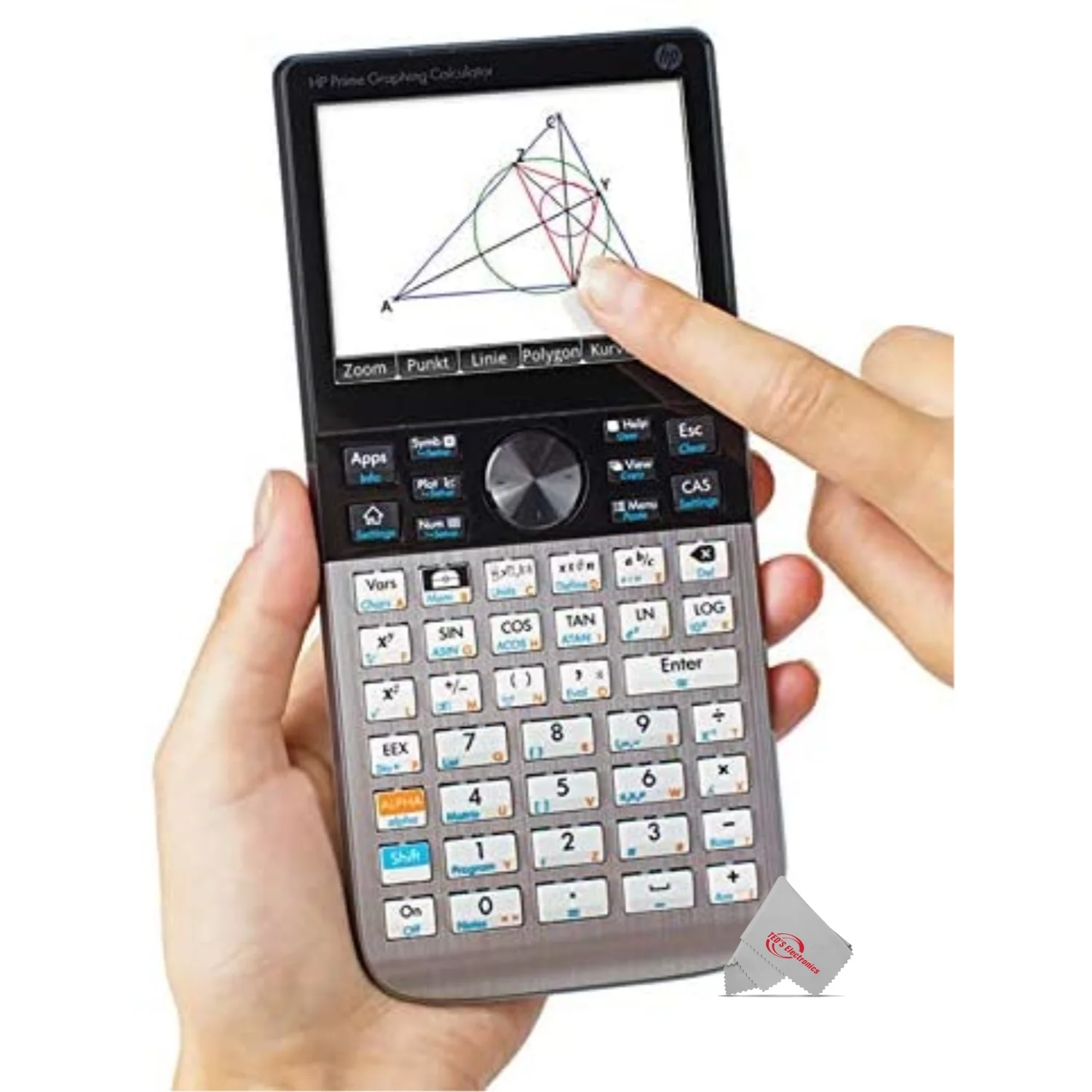 HP Prime Handheld Graphing Calculator Black - 2AP18AA#ABA - G2 Version with 256 MB RAM / 512 MB flash - Image 3