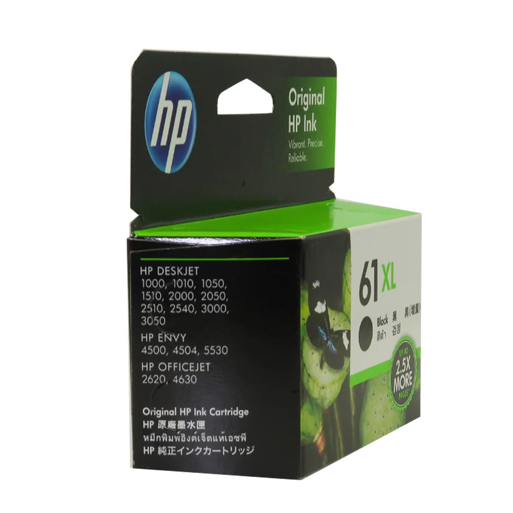 HP 61XL Black Ink Cartridge CH563WA with HP 61XL High Yield Tri-color CH564WA Ink Cartridge - Image 3