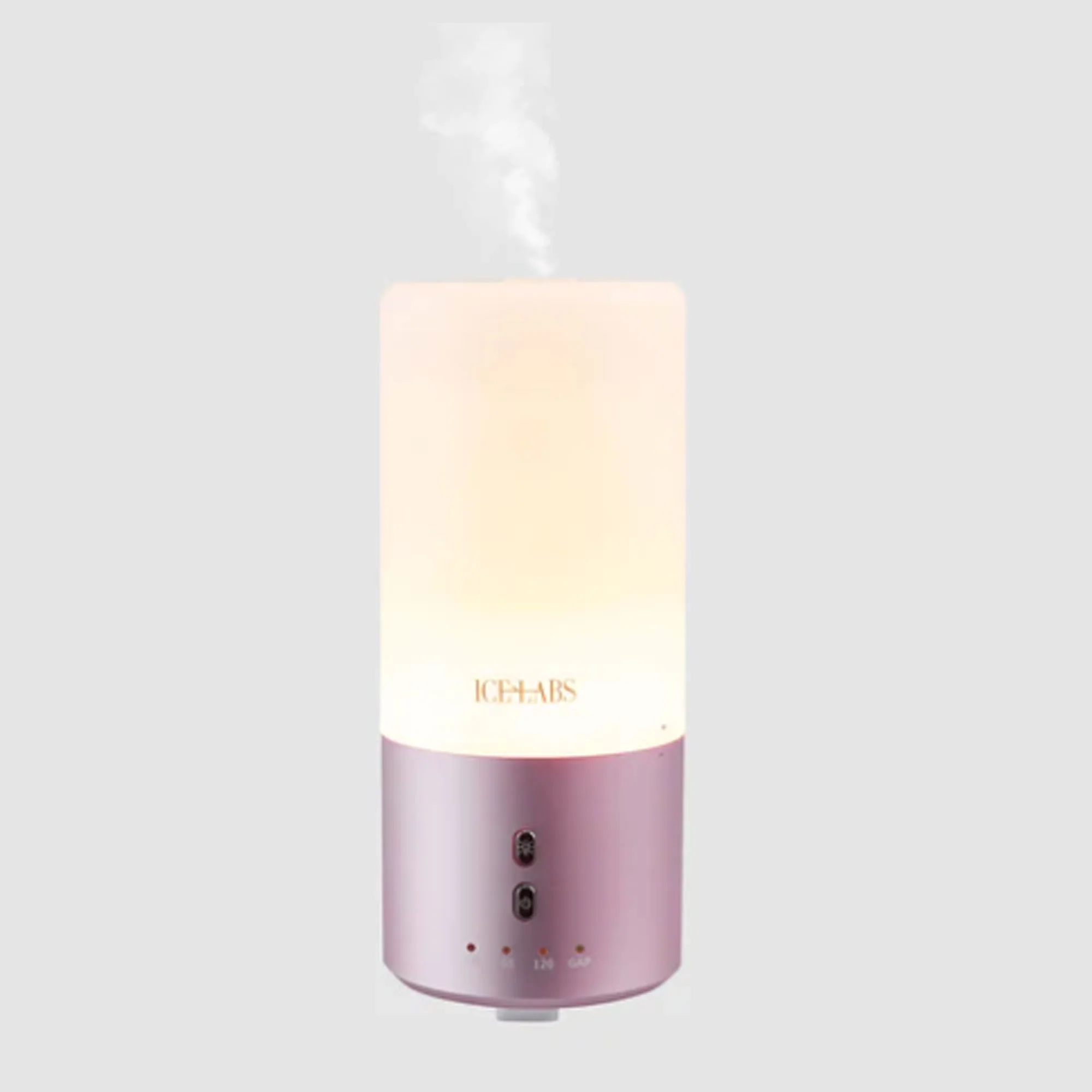 IceLabs Essential Oils Aluminum Alloy Ultrasonic AromaTherapy Aroma Diffuser with 7 LED Changing Color Lights (Rose Gold) - Image 8