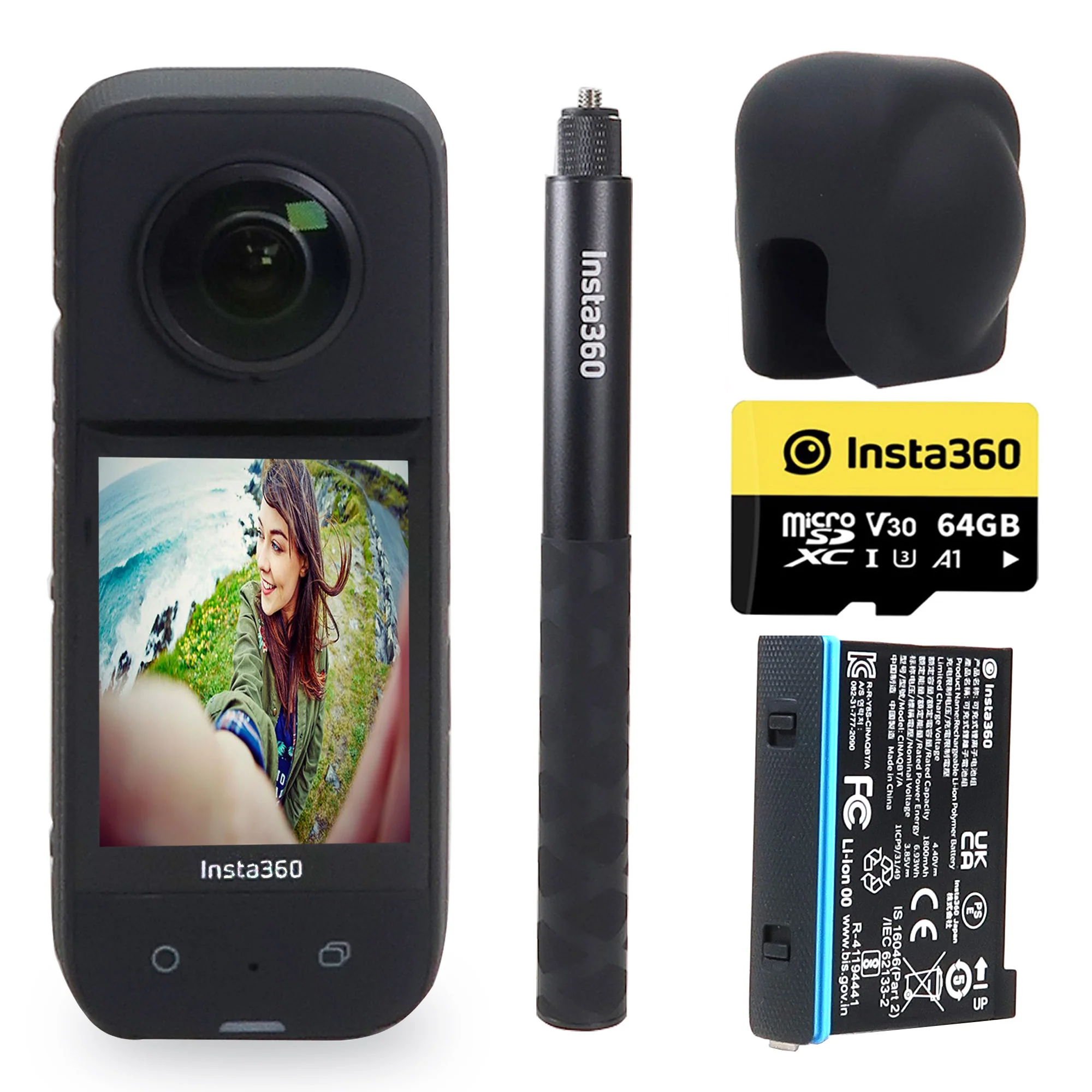 Insta360 X3 360° Action Camera Adventure Kit with All You Need Accessory Bundle - Image 2