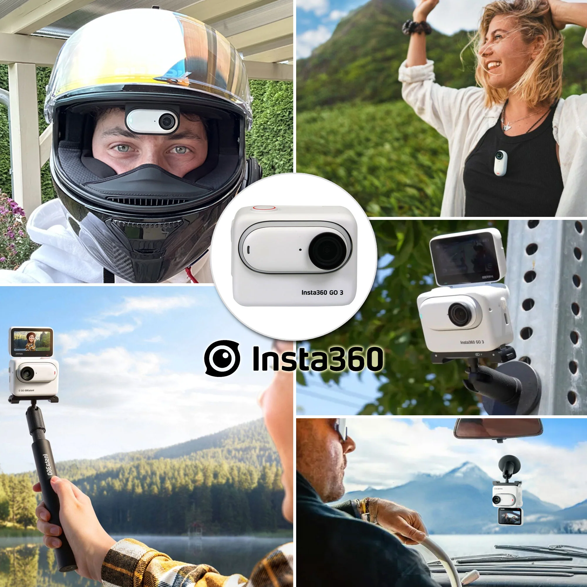 Insta360 GO 3 Tiny Mighty Action Camera (64GB, White) with Streaming Essentials Selfie Stick Bundle - Image 6