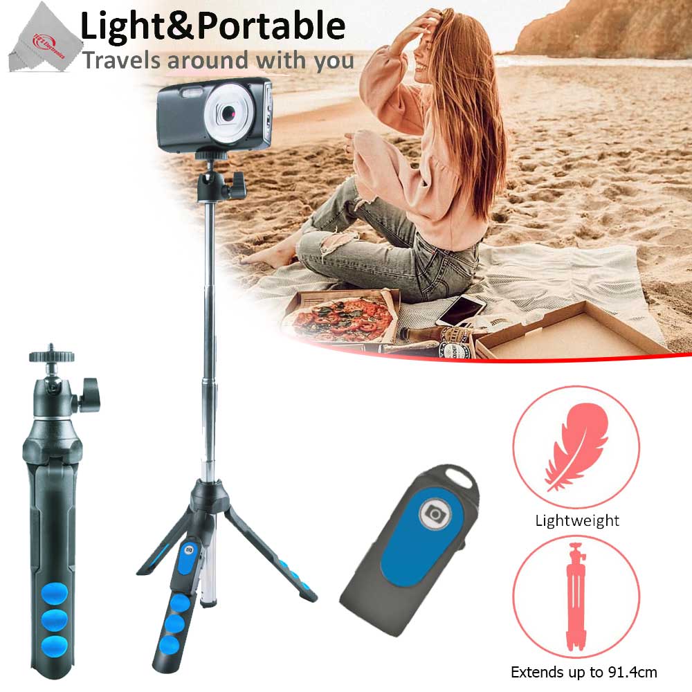 Insta360 Ace Pro 2 Xplorer Dual Battery Waterproof Action Camera Bundle with 128GB Card and 7-in-1 Streaming Essentials Selfie Tripod Stick - Image 10