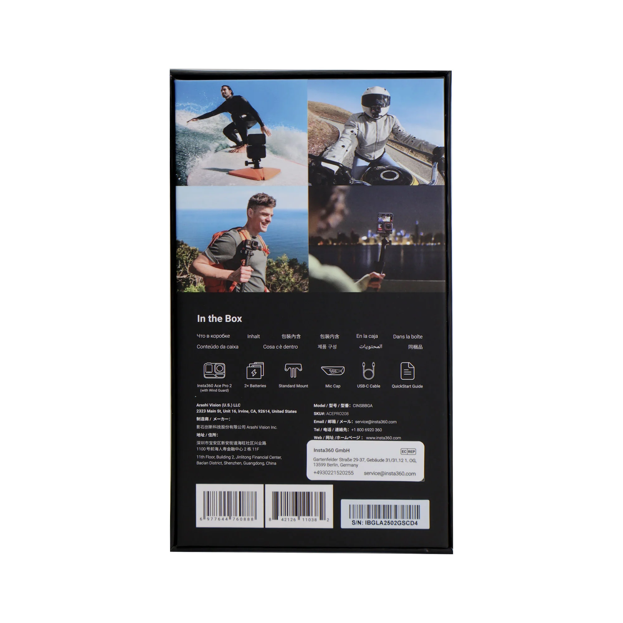 Insta360 Ace Pro 2 Xplorer Dual Battery Waterproof Action Camera Bundle with 128GB Card - Image 9