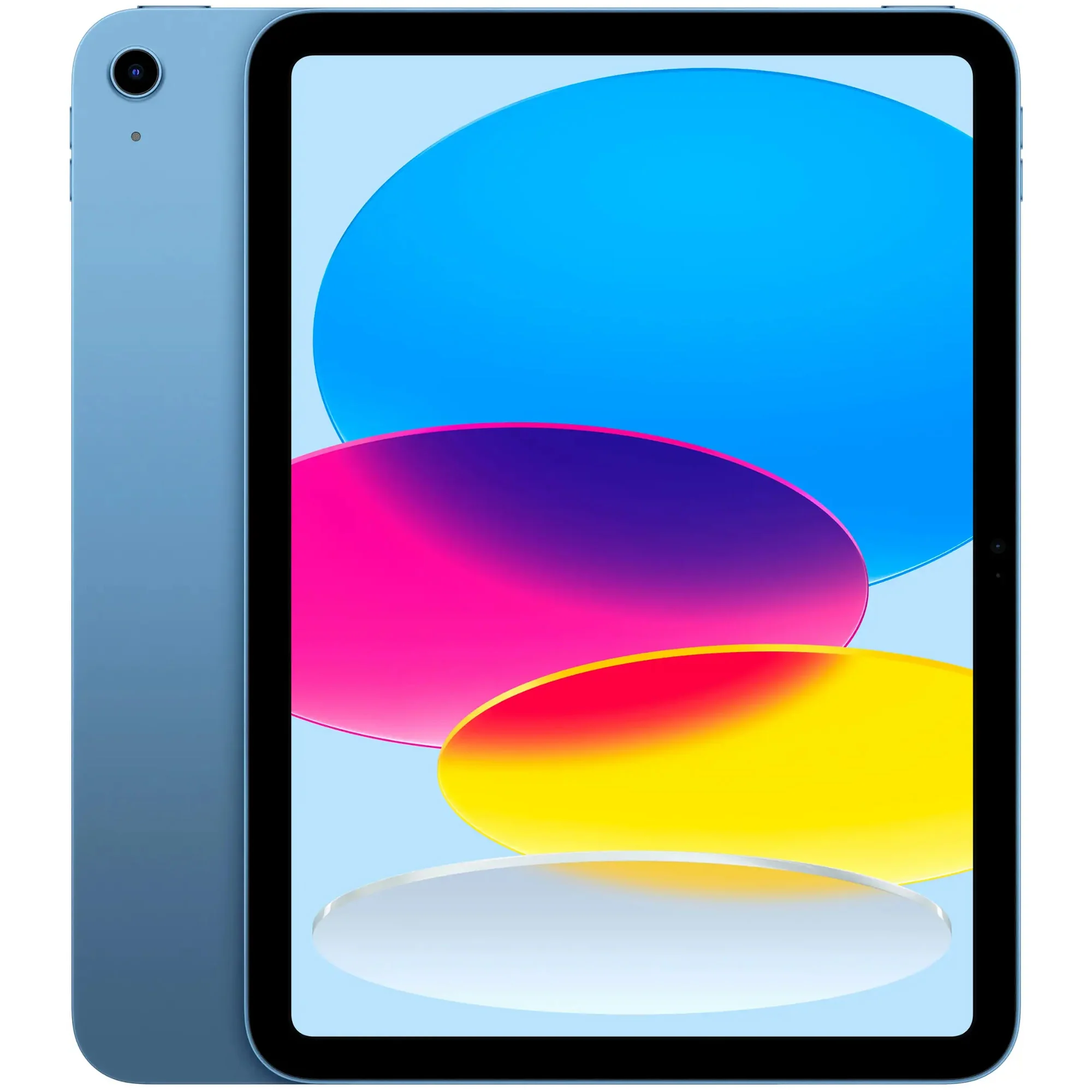 Apple 10.9" Wi-Fi Only iPad (10th Generation) 64GB Memory - Blue with JLab Play Gaming Wireless Bluetooth Earbuds - Black/Blue - Image 3