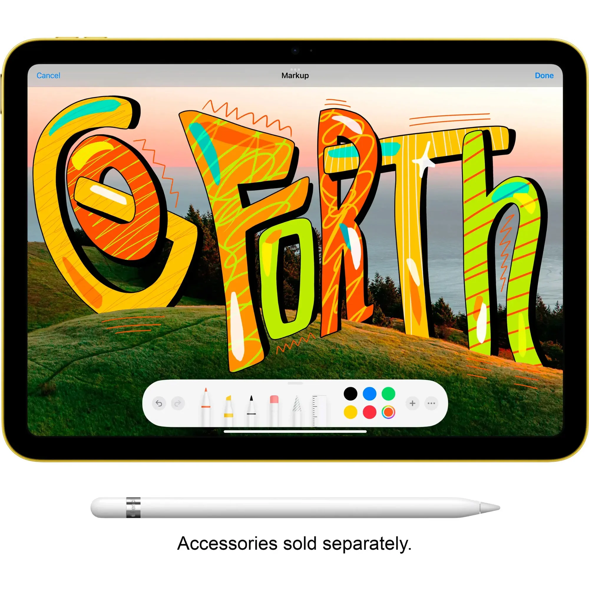 Apple 10.9" Wi-Fi iPad (10th Gen) 64GB Memory - Silver + Pro Audio Bundle - Image 4